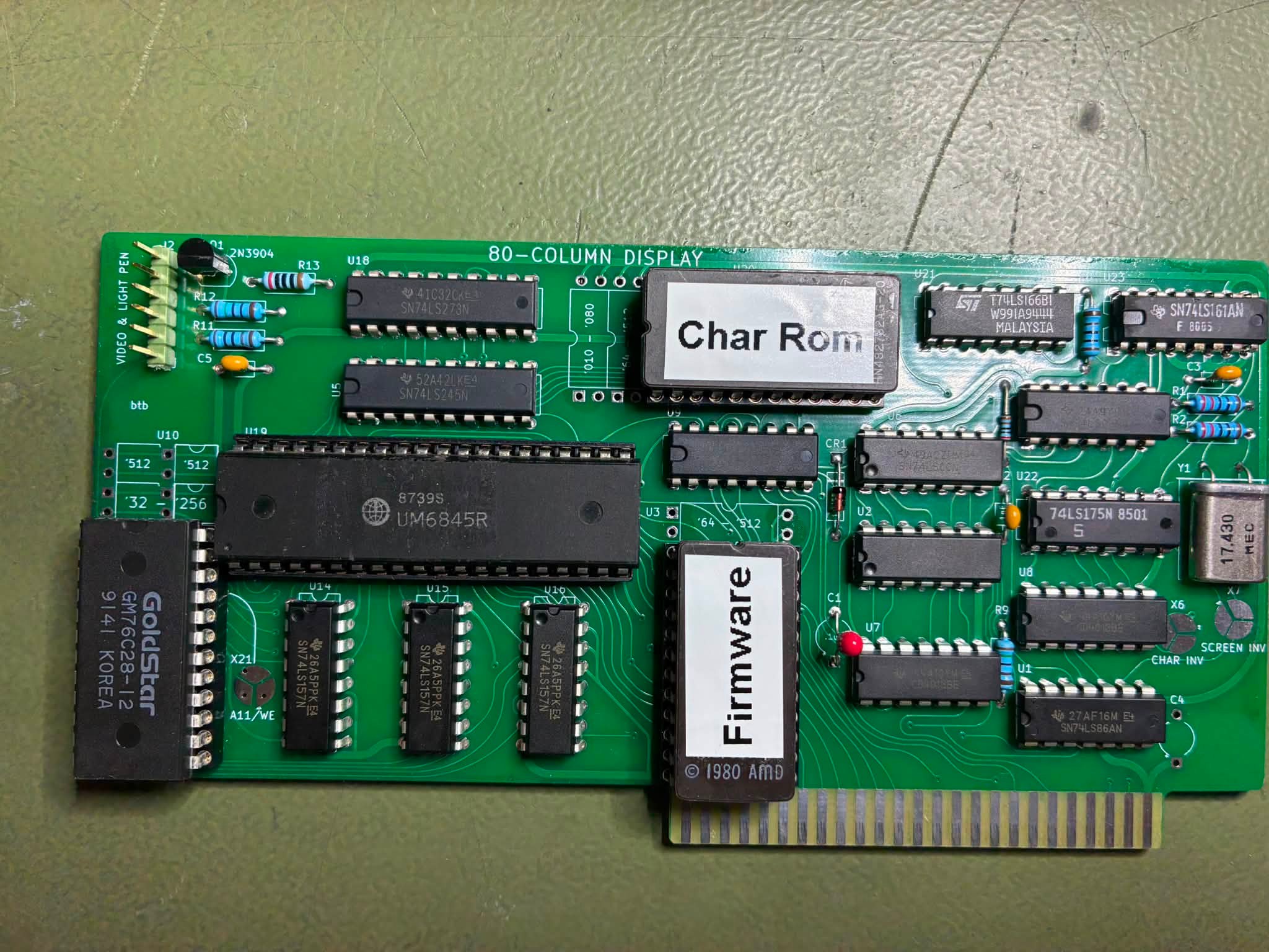 Now my Videx-Clone-Card is finished, installed and working! 😊