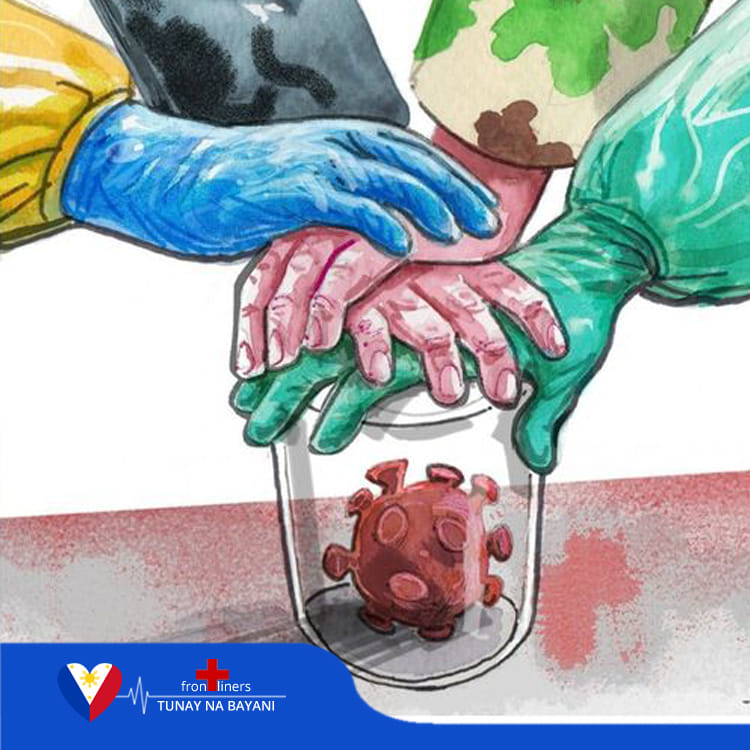 Together, with unity and... - Frontliners: Tunay na Bayani | Facebook