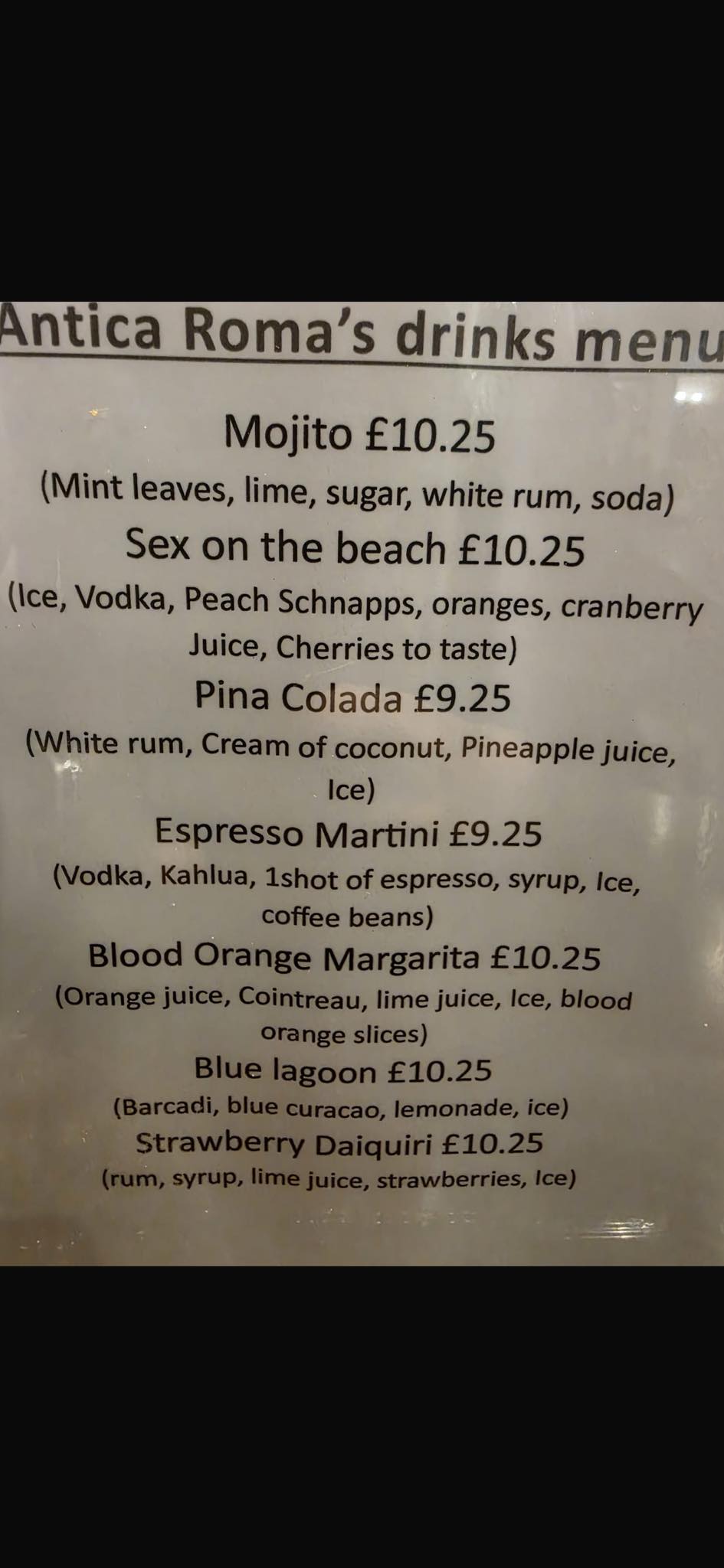 Antica Roma | Rochford