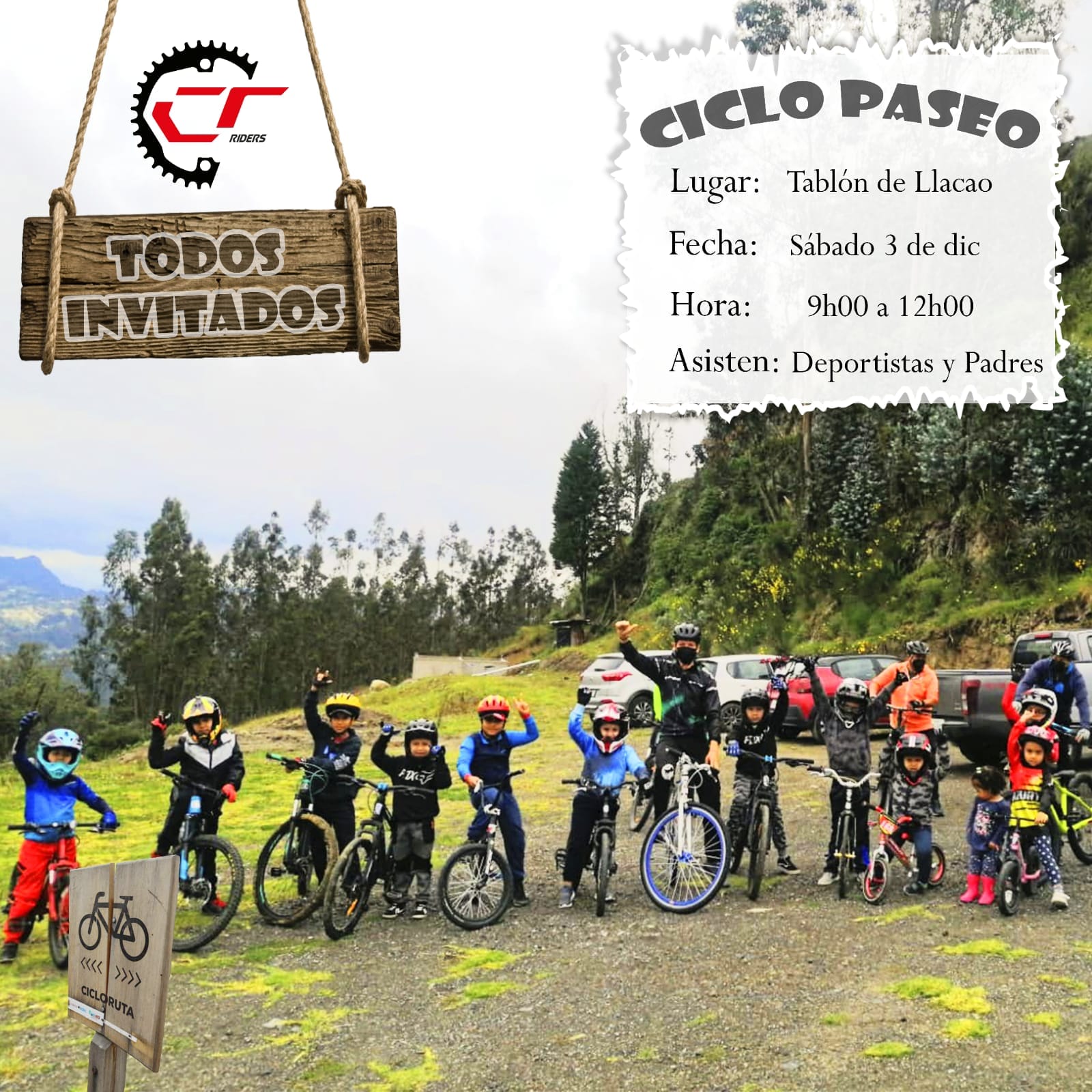 CT Riders - 💯 Ciclo Paseo 🚴⁣⁣⁣⁣⁣⁣⁣⁣⁣ Tablón de Llacao ⛰️...