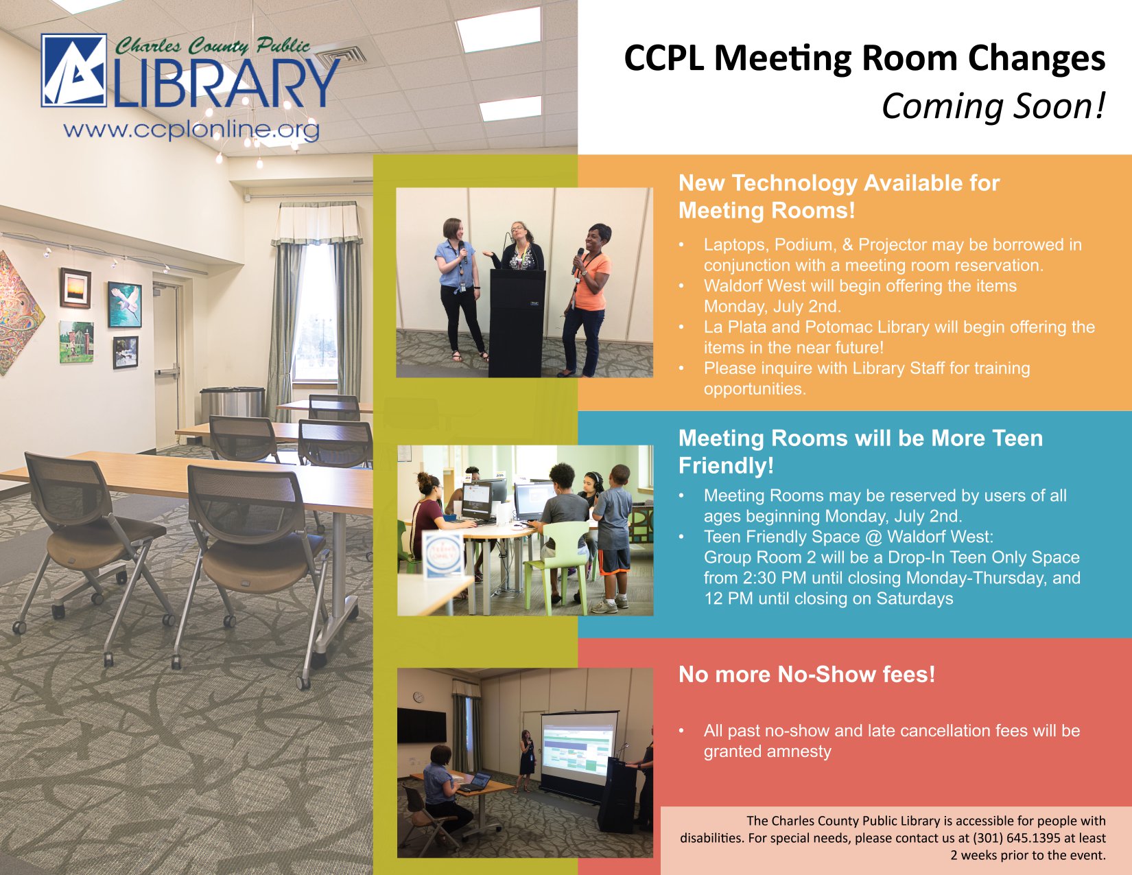 Our new meeting room... - Charles County Public Library