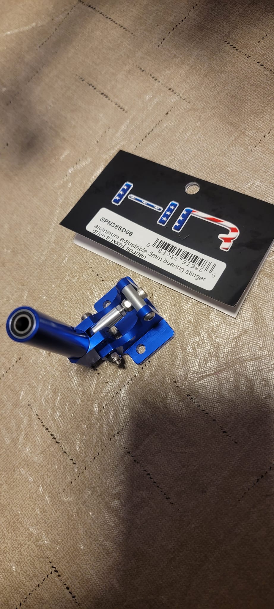 Hot Racing SPN38SD06 Aluminum Adjustable 5mm Bearing Stinger Drive TRA Spartan