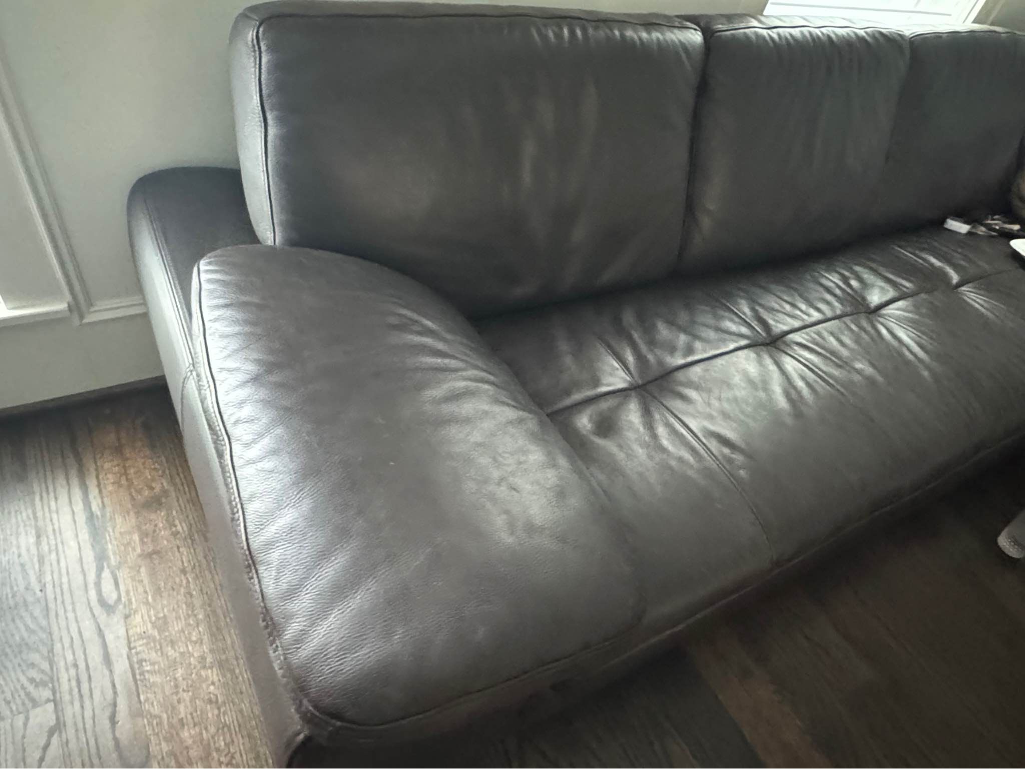 L shaped leather sofa - Sofas, Loveseats & Sectionals - Houston, Texas
