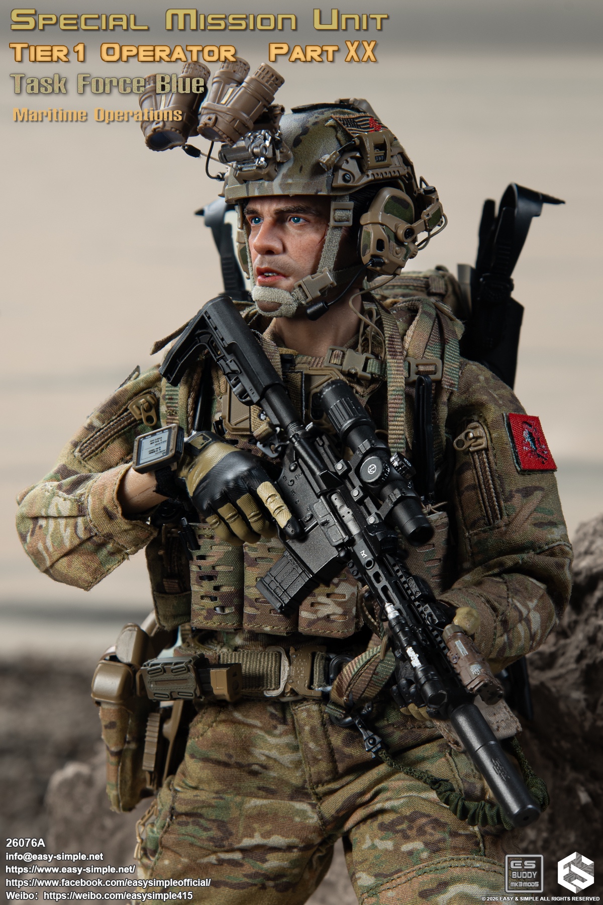 NEW RELEASE : Easy&Simple 26076A - 1/6 Special Mission Unit Tier1