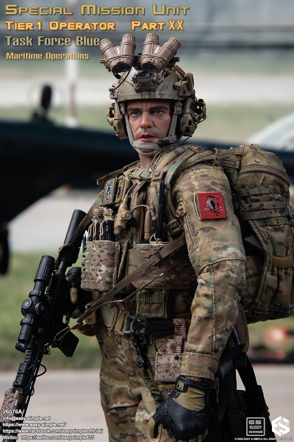 NEW RELEASE : Easy&Simple 26076A - 1/6 Special Mission Unit Tier1