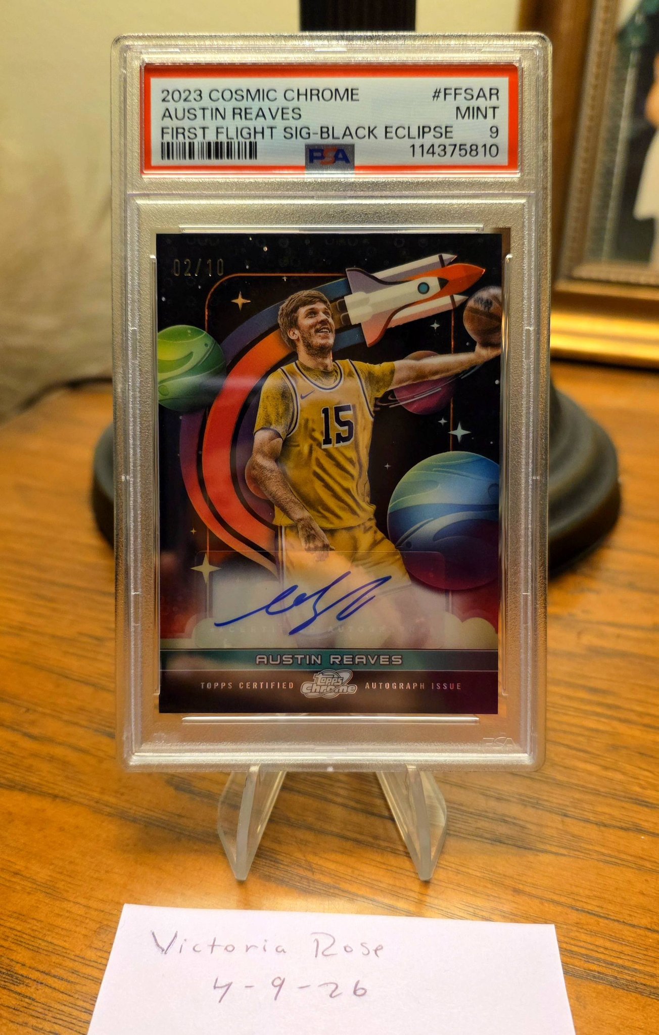 High-end sports cards for sale including 2023 Cosmic Chrome Austin 
