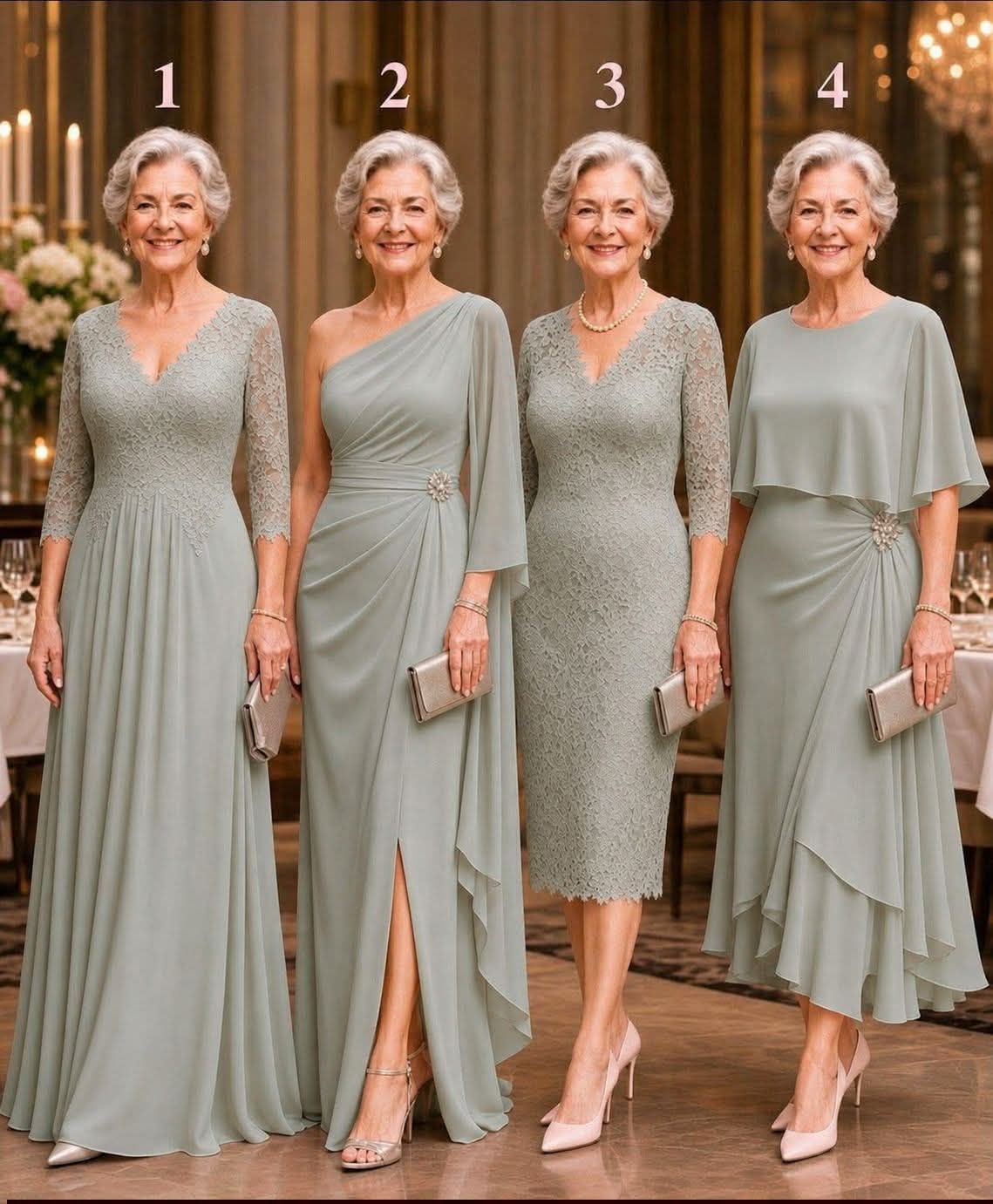 sage green dress for older women What style suits an woman best? long mirror dressing table