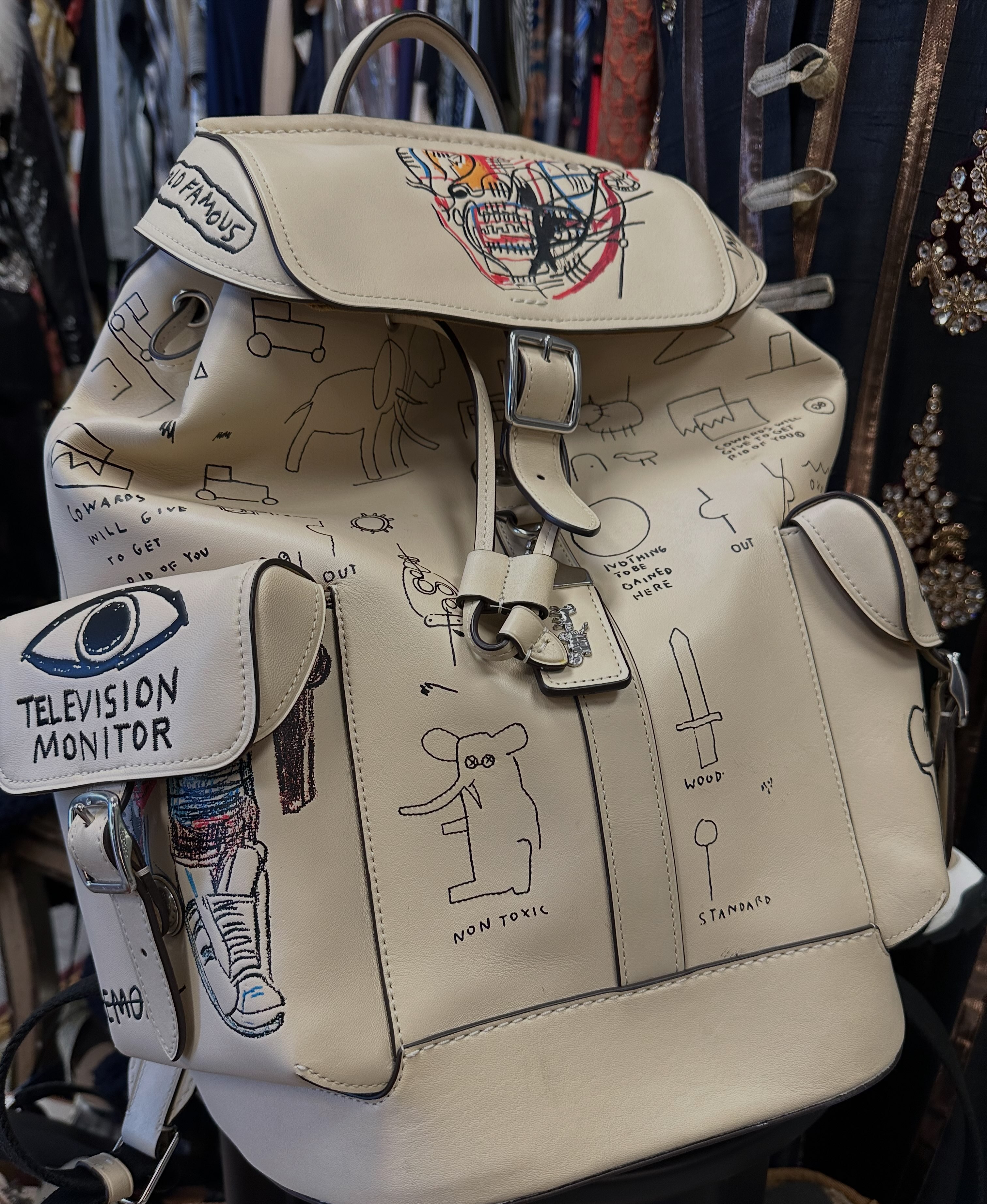 Coach X Jean-Michel Basquiat back pack $695 🛍️ #Coach#vegas#resale