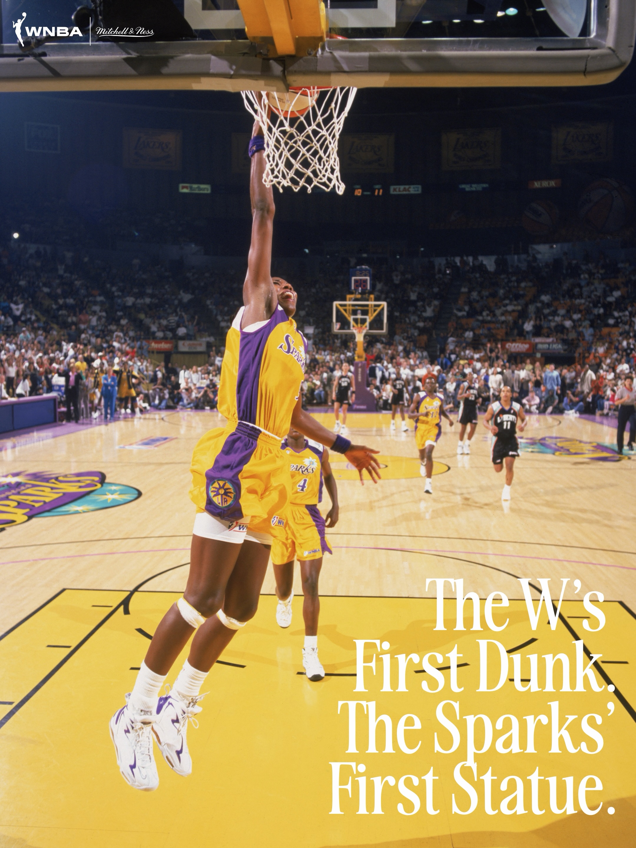 The Sparks' First Statue. Today, @LisaLeslie becomes just the