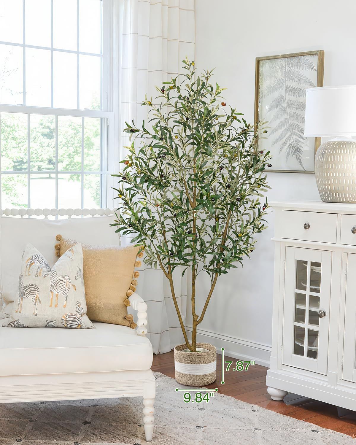 💰 $59.99! 🌿✨ 🔥 50% OFF CODE: I0Z68G8P 🫒 6FT Artificial Olive