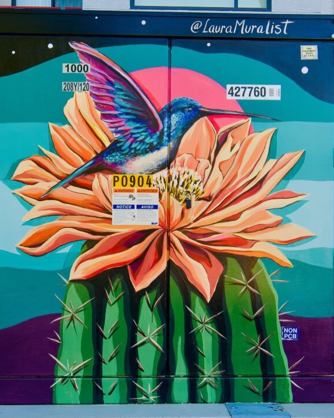 What could a utility box become in the hands of an Arizona artist