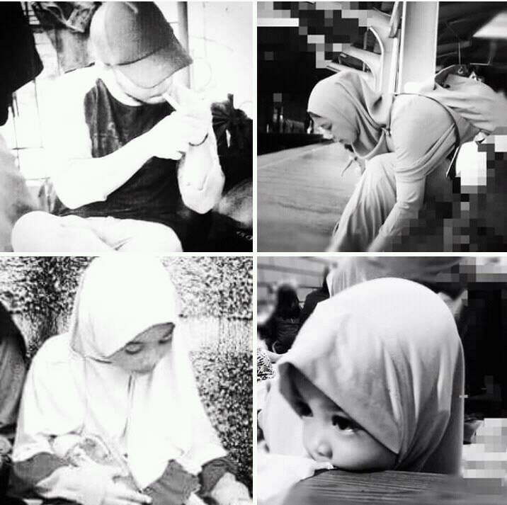 1 hijab instan ini aja cukup deh , karna bisa bnget dipake buat Olga ...