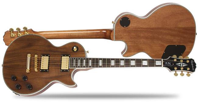Epiphone Les Paul Custom Pro Koa guitar features