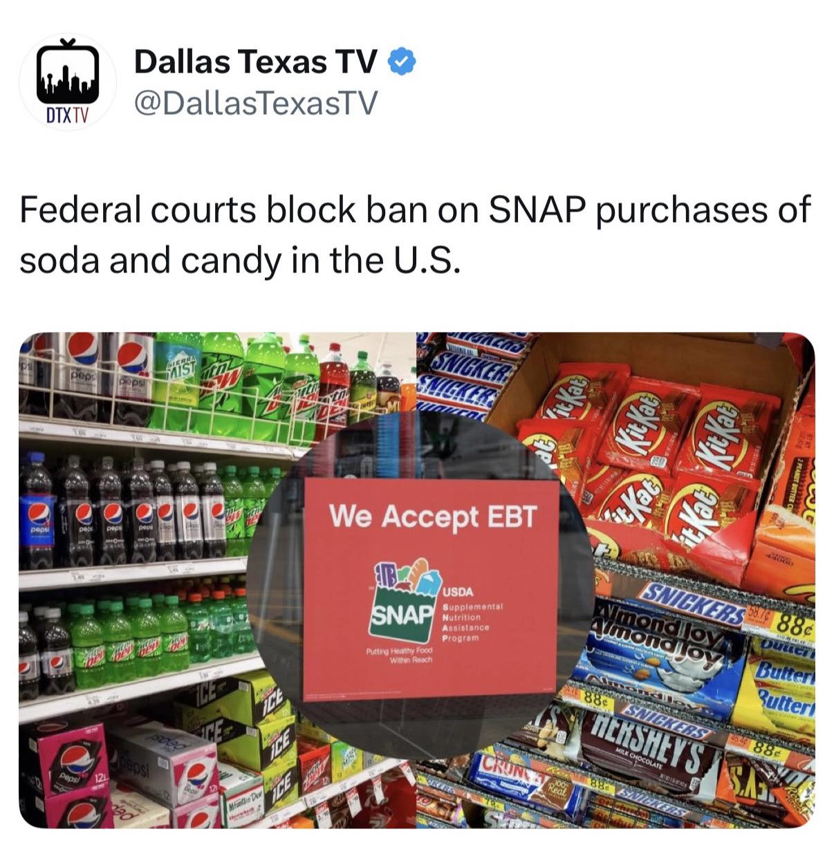 A federal judge ruled that the USDA cannot stop SNAP recipients 
