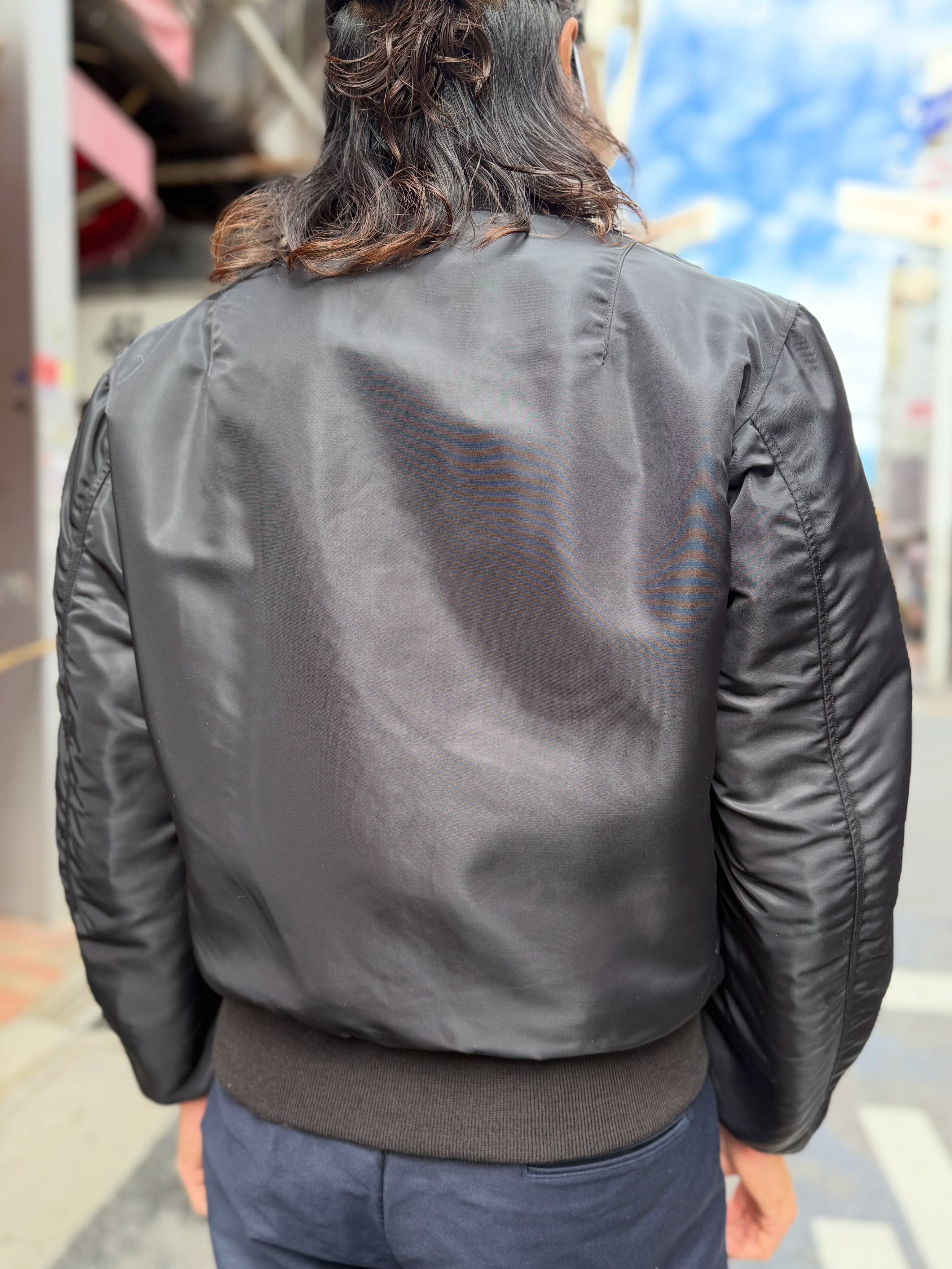 BUZZ RICKSON'S WILLIAM GIBSON COLLECTION Type BLACK MA-1 SLENDER