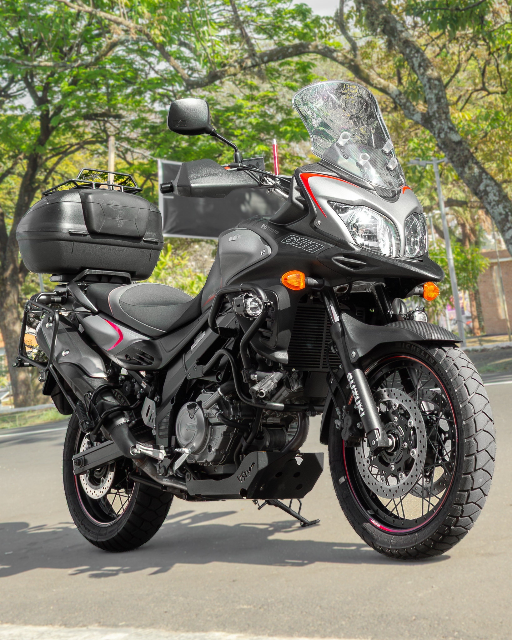 🔴 VENDIDA 🔴 🏍 SUZUKI V STROM 650 XT 📅 2017/2018 🏁 27.559 Km