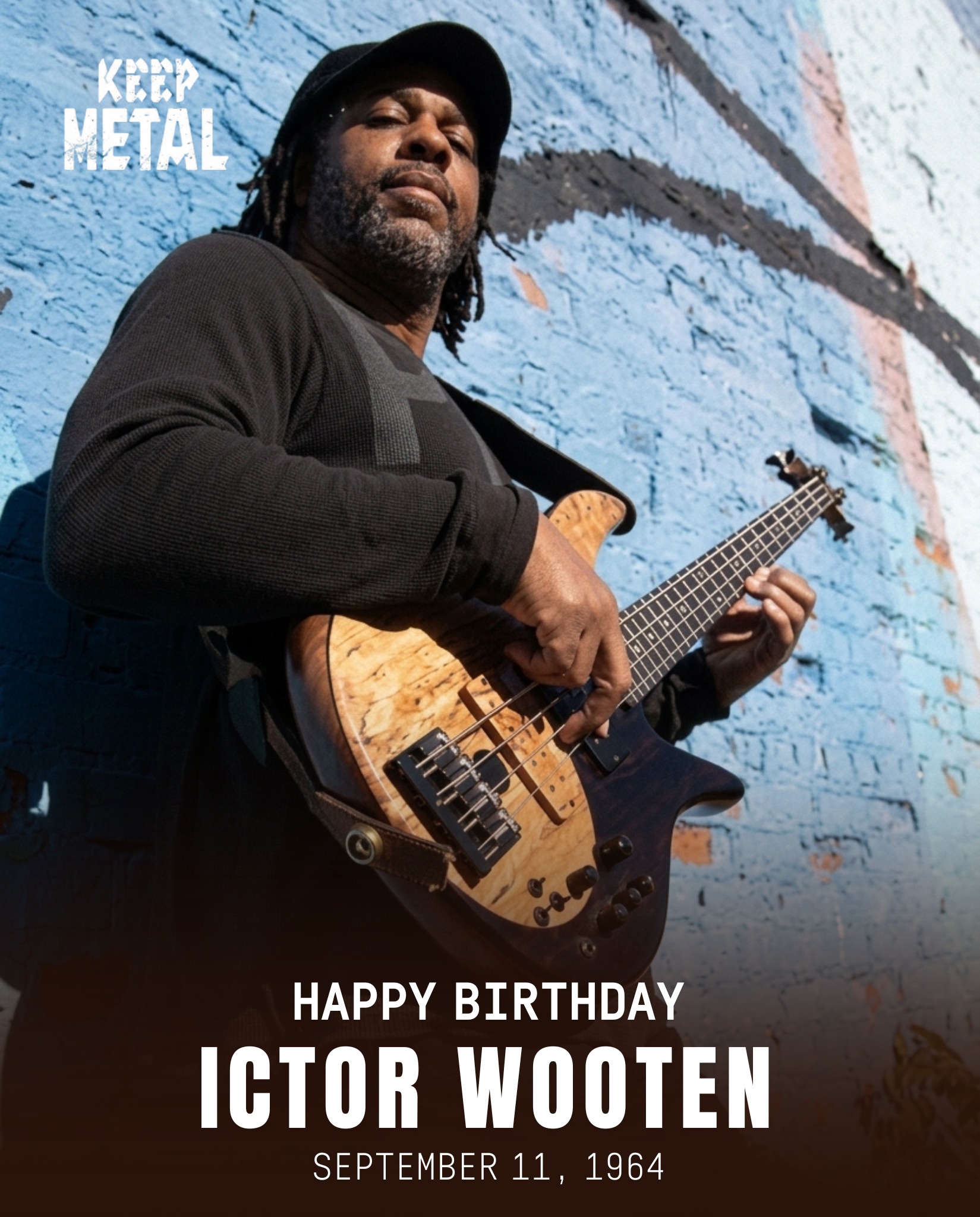 Finished painting of Victor Wooten, a renowned bass player