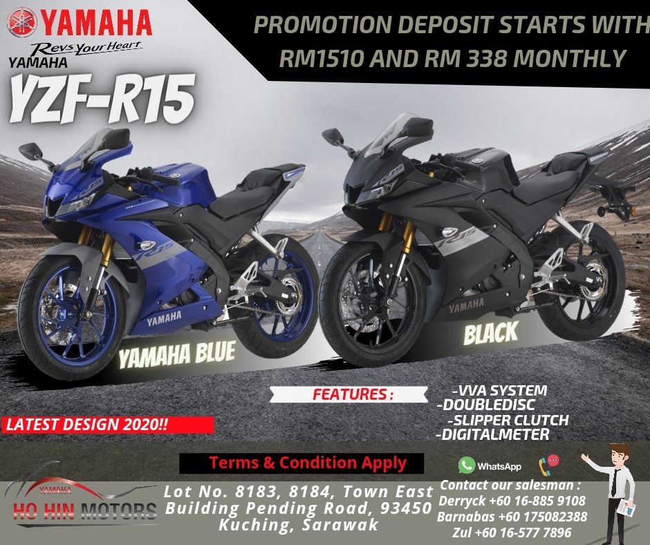 YAMAHA YZF-R15 Muncul dengan... - Ho Hin Motors Sdn. Bhd.