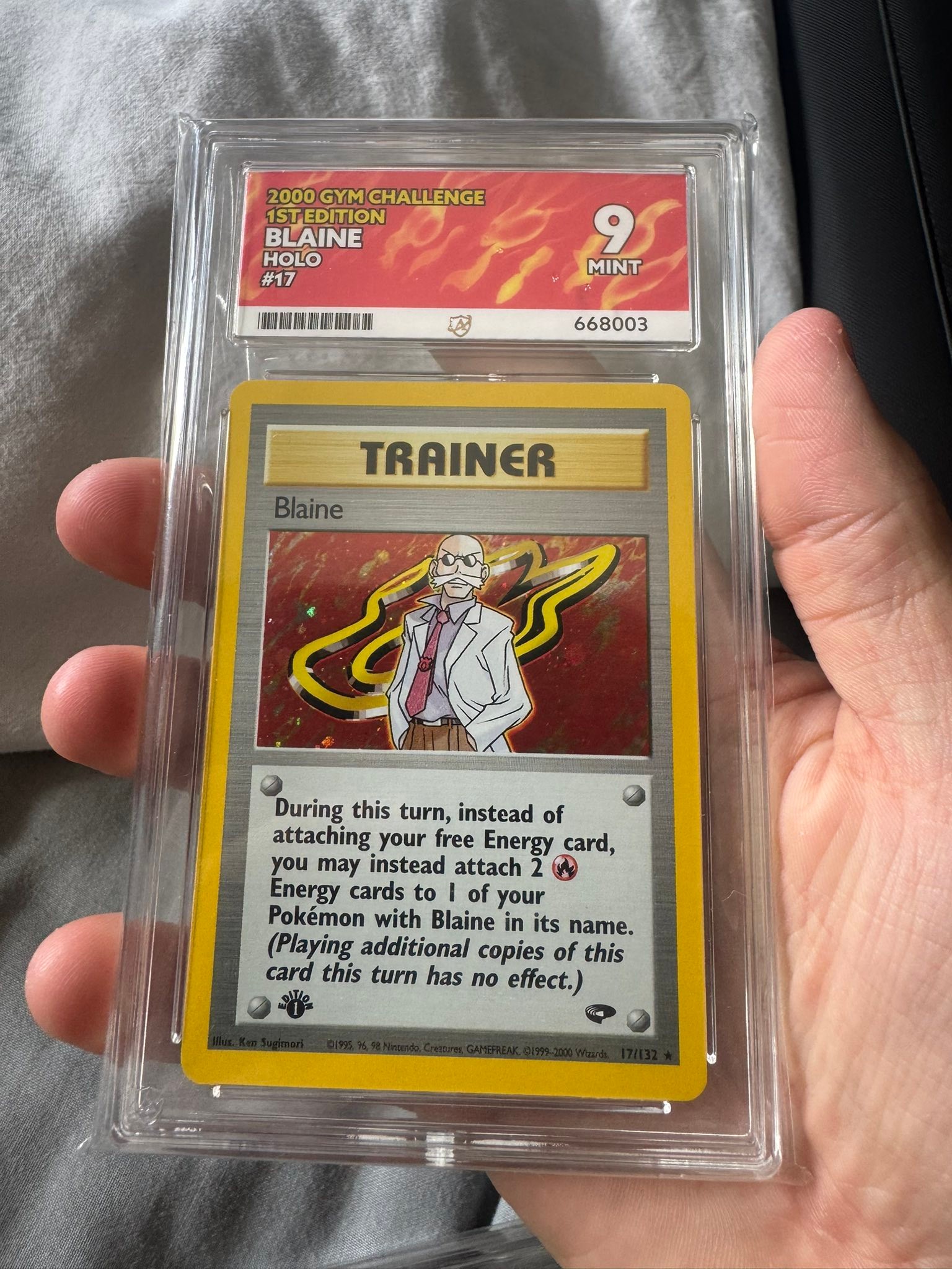 pokemon blaine card Trading Game Gym Heroes Common Blaine's Gamble #121 Card Details Blaine TCG Cards & Art