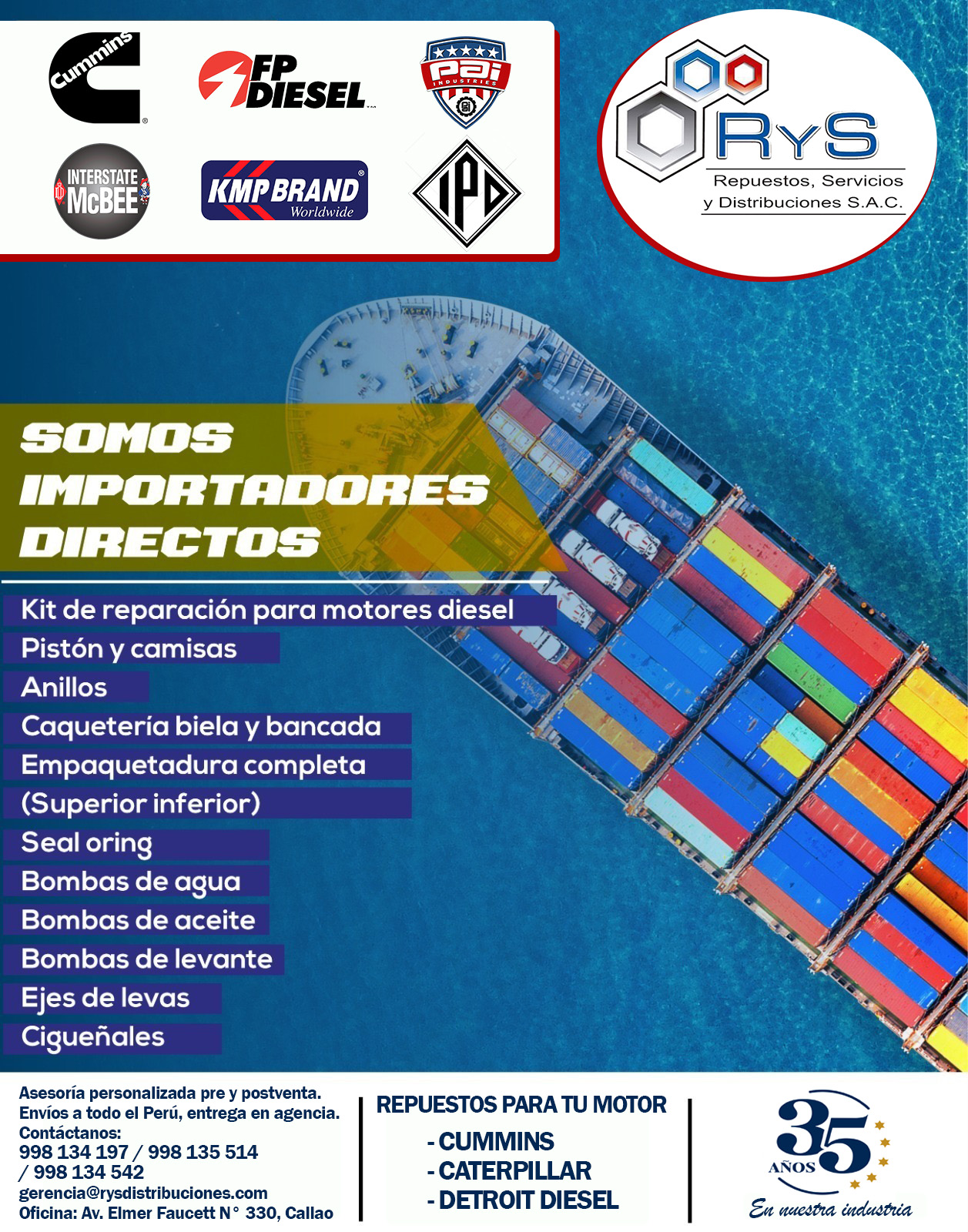 RyS - 🔧🚛 ¡Potencia tu maquinaria con RyS Distribuciones! 🚀💪 En RyS ...