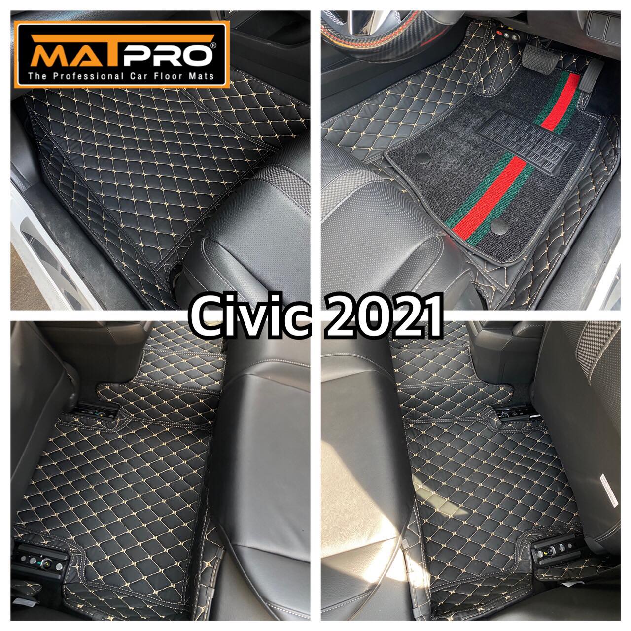 MatPro Thailand - พรม 6D Civic 2021 ดำด้ายครีม... | Facebook
