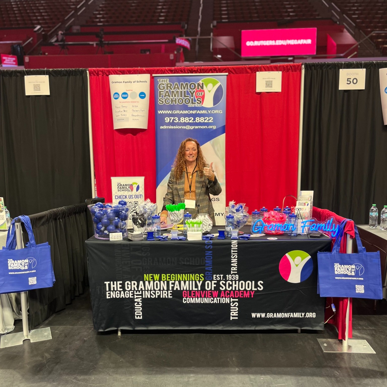 The Gramon - Felisha representing GFS at Rutgers Job Fair today! Come ...
