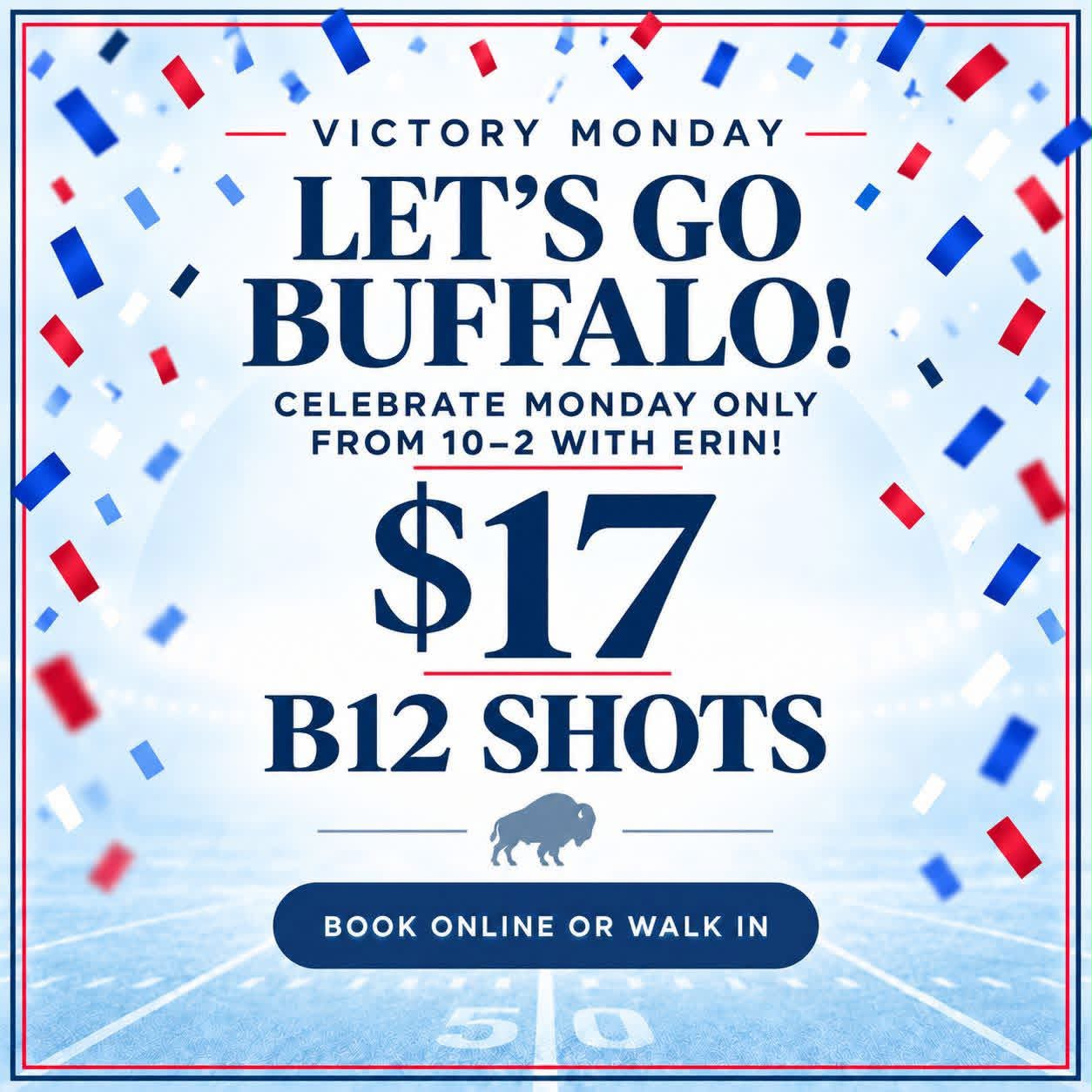 vitamin b12 injections in buffalo $17 shots at Synergy Nutrition & Wellness on Victory Monday Explained: a visual guide