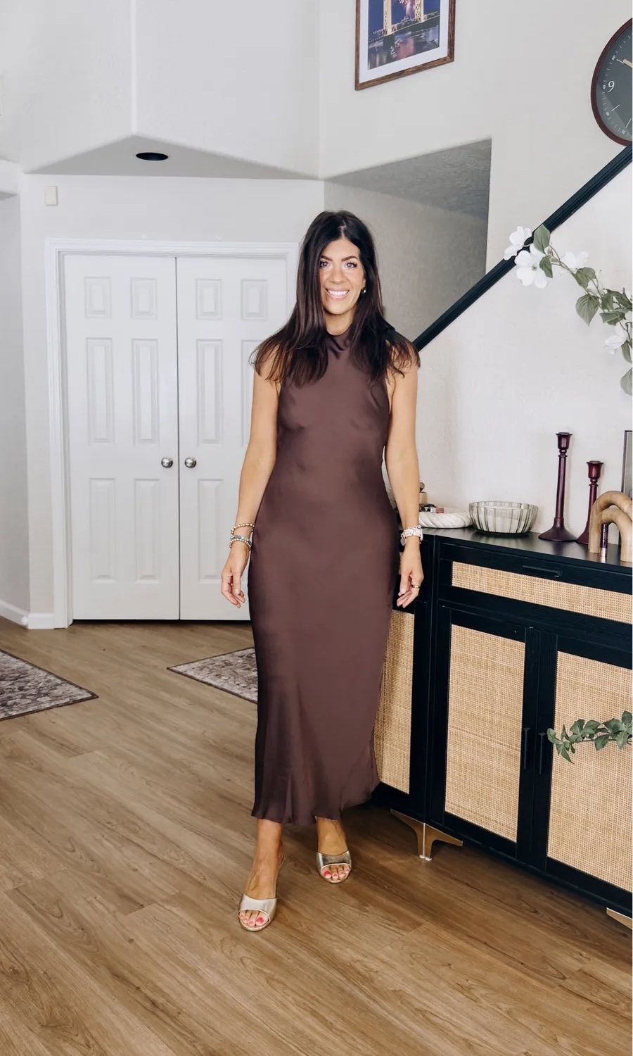 brown wedges with black dress is the new black, so you really can't go wrong wearing one of these to a fall wedding. Use “DRESS” below for a message my sizing, the shopping details, and crafted from sleek faux