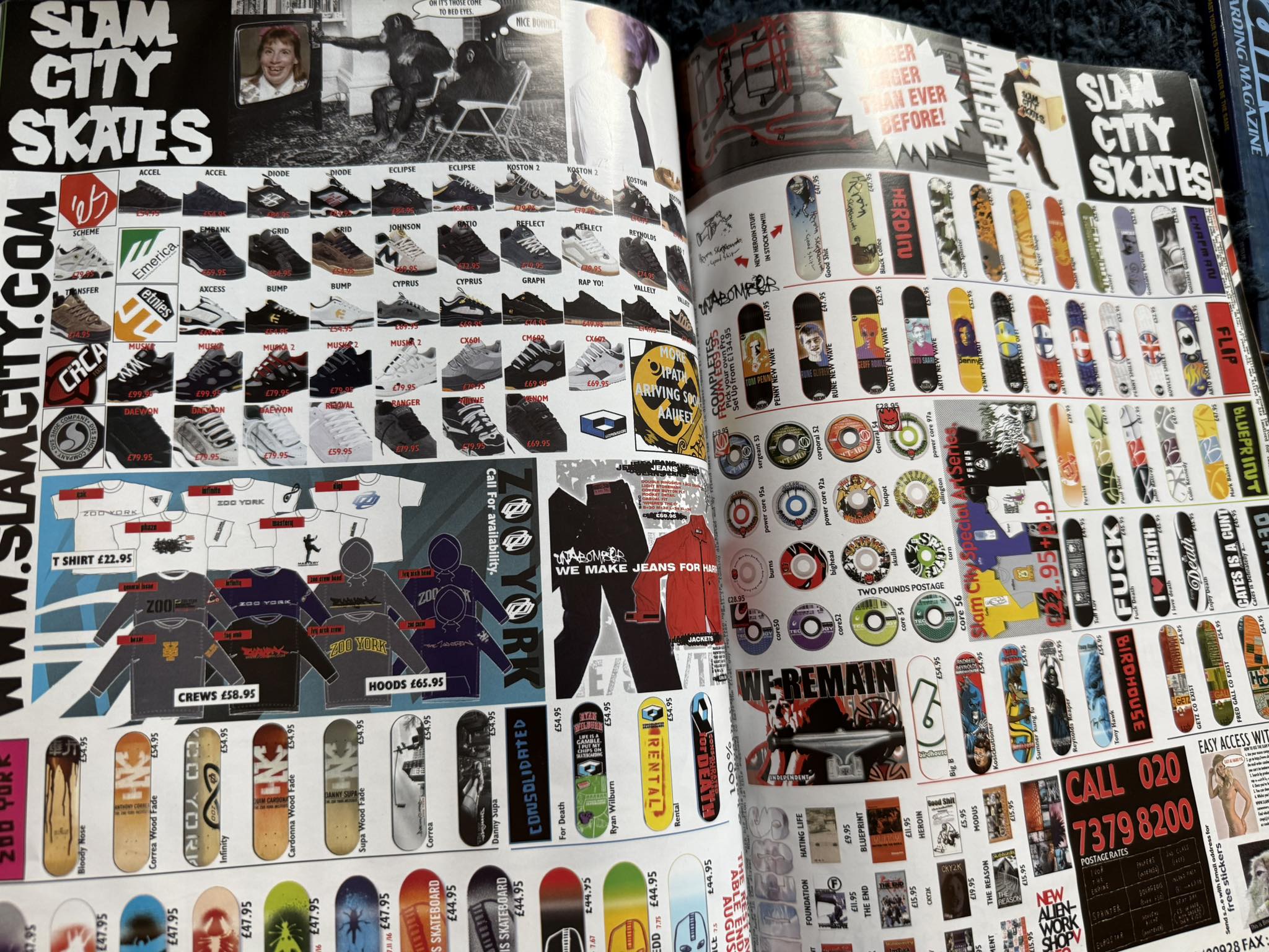Vintage skate magazines from 2000-2002 found