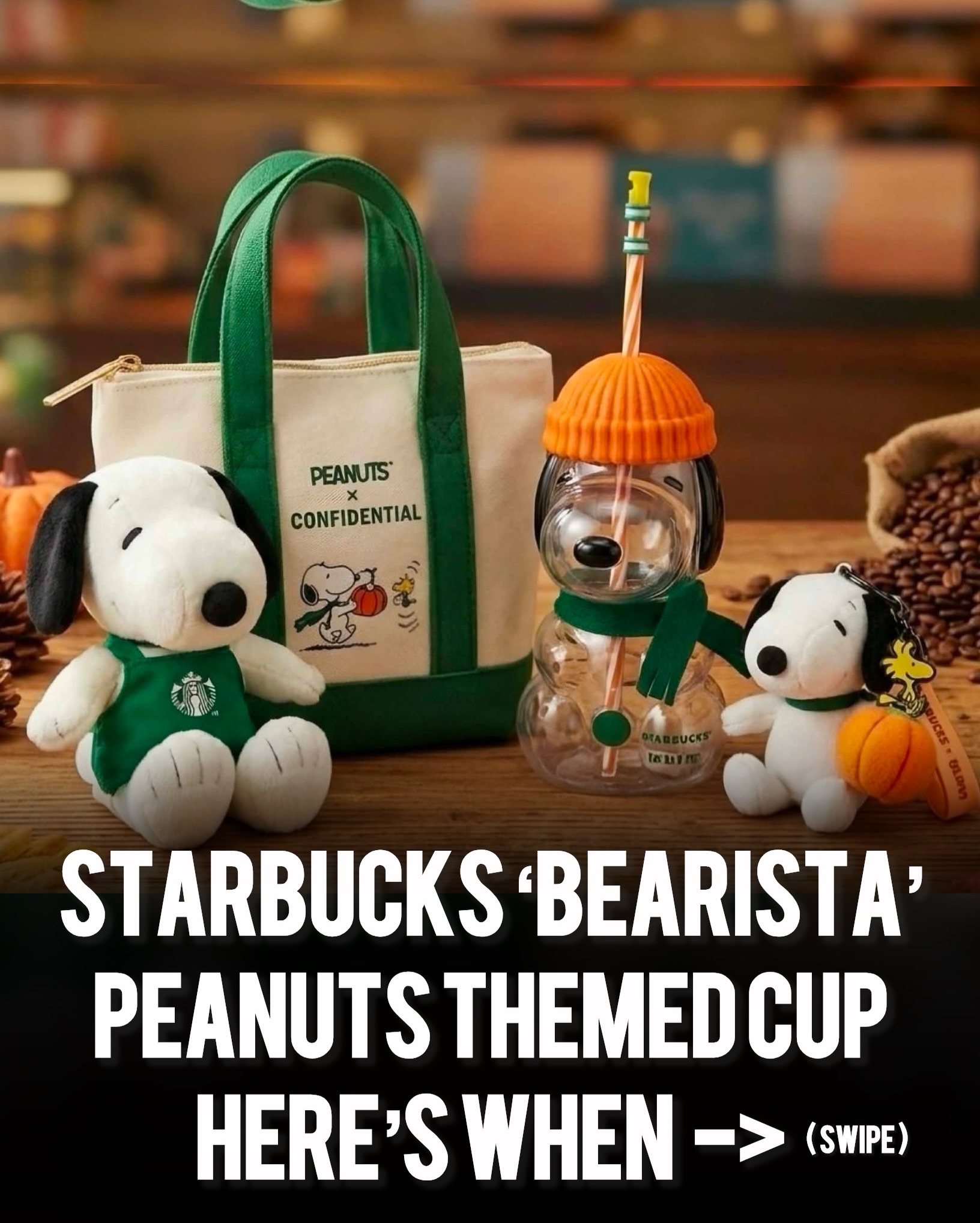 Starbucks x Peanuts set to Release 9/15 😈 What we flippin these