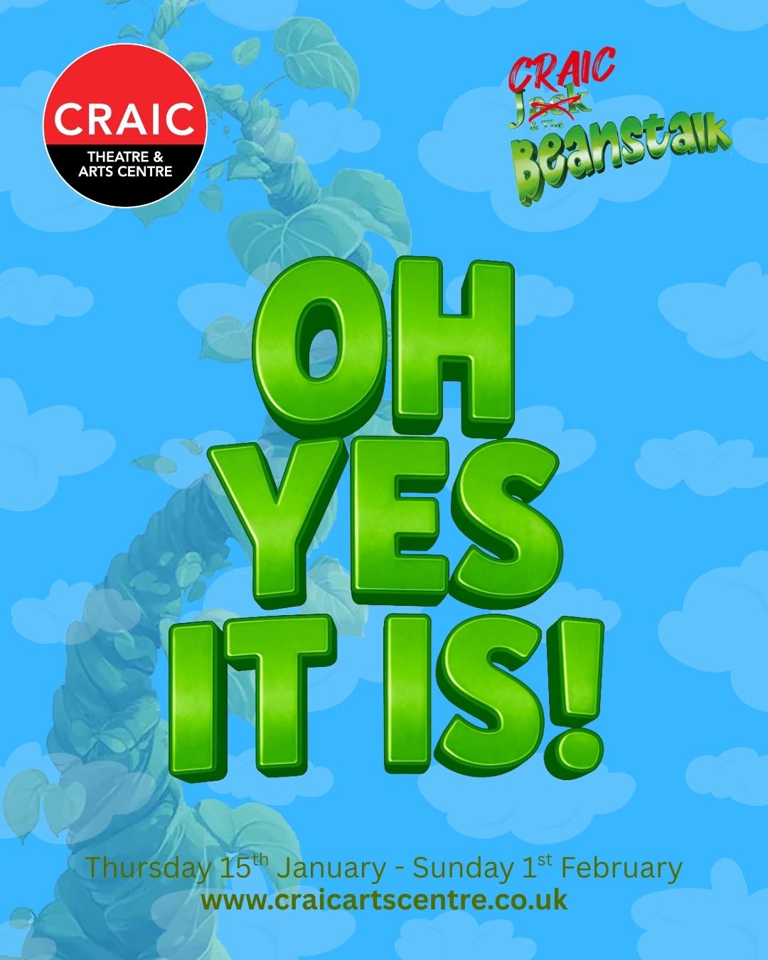 CRAIC - CRAICs 2026 pantomime ‘CRAIC & the Beanstalk’ is already ...