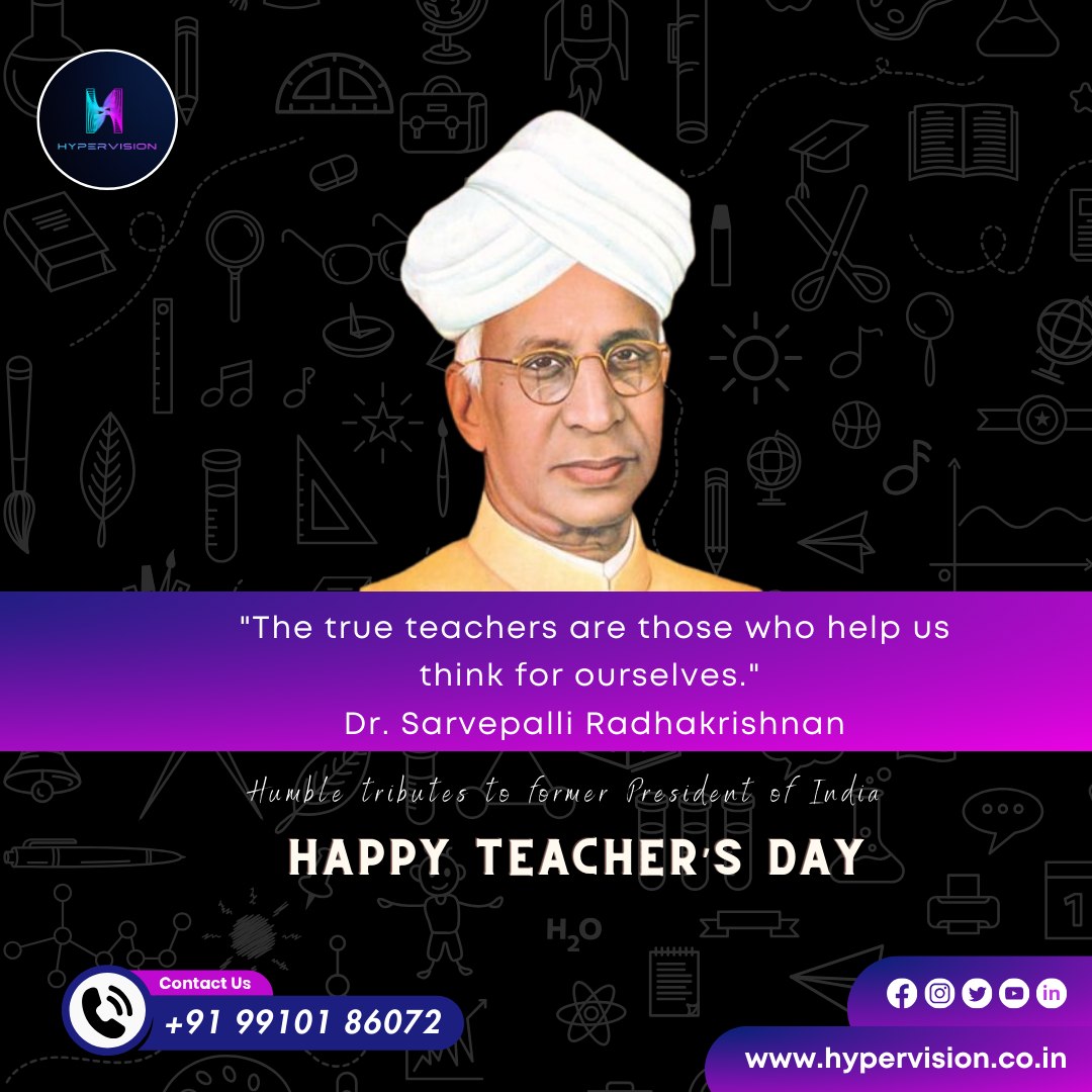 Hypervision - 🌟 Celebrating the birth anniversary of Dr. Sarvepalli ...