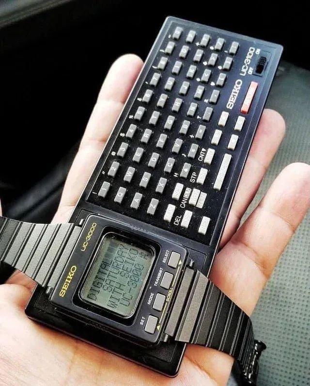Seiko UW02-0010 Memo Diary Databank watch from 1984