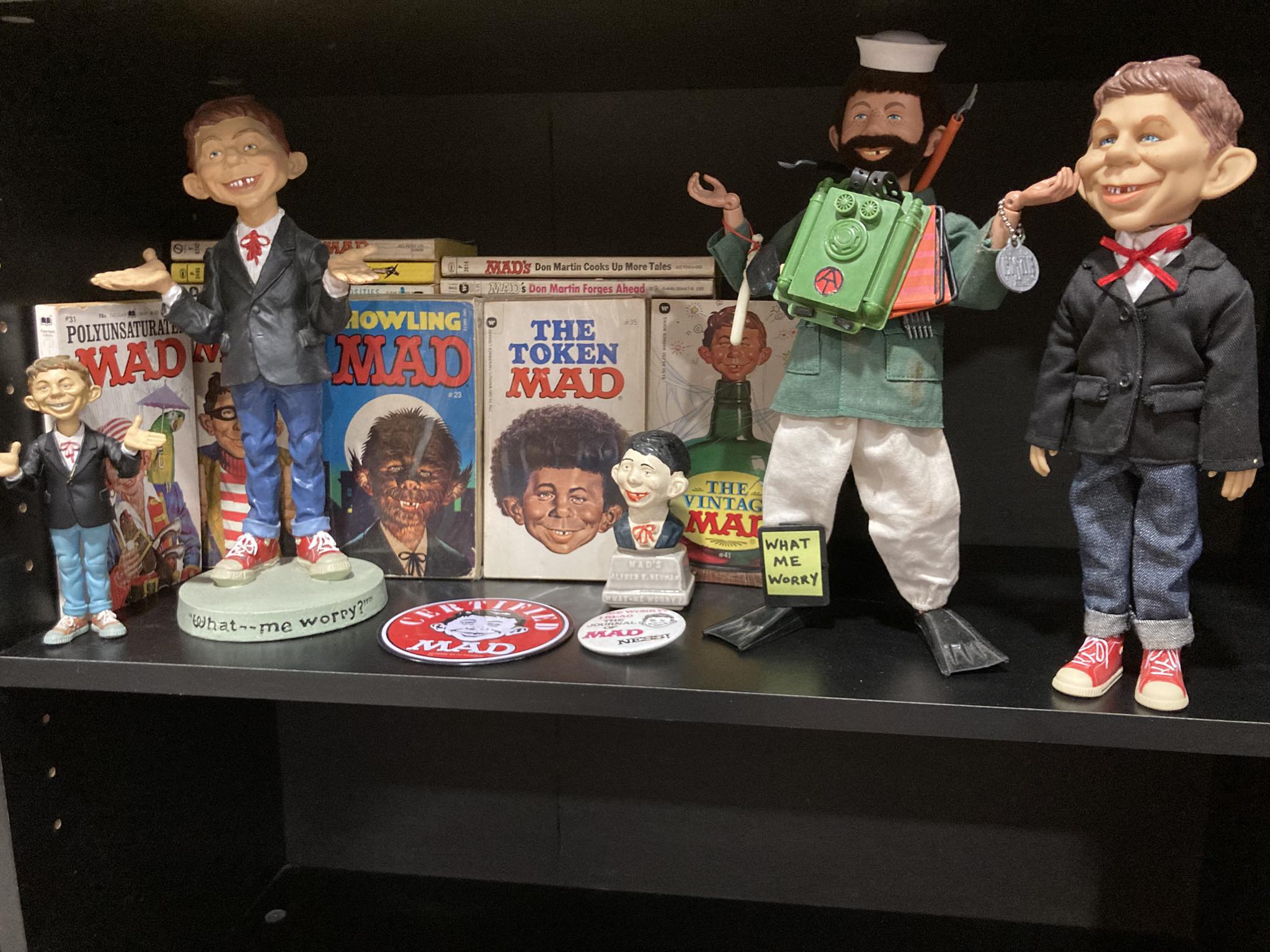 Mad magazine fan since 1976 with Alfred E. Neuman