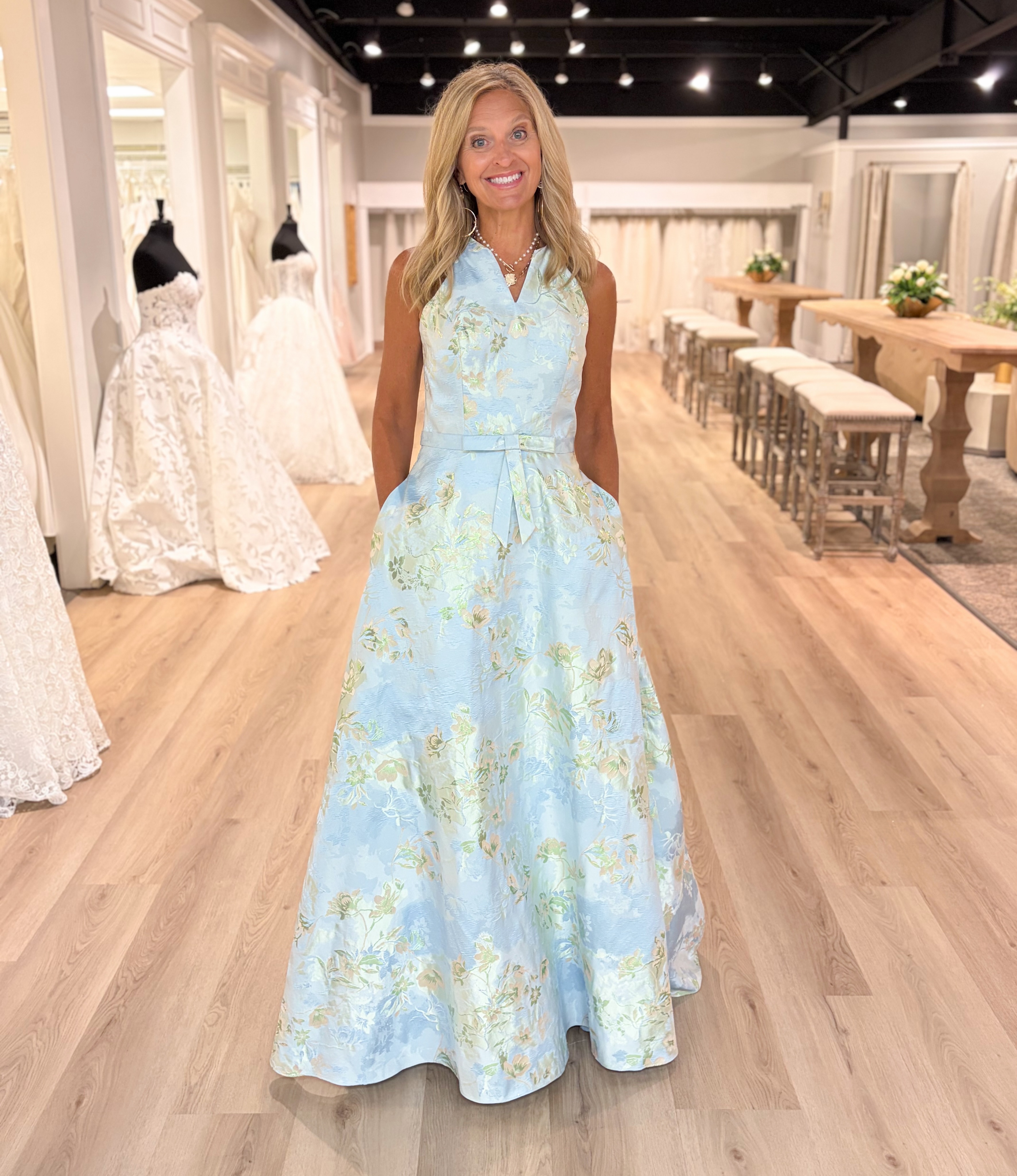 Perfect for your garden party🩵 -come shop with us anytime! Christina Wu Collections Colors