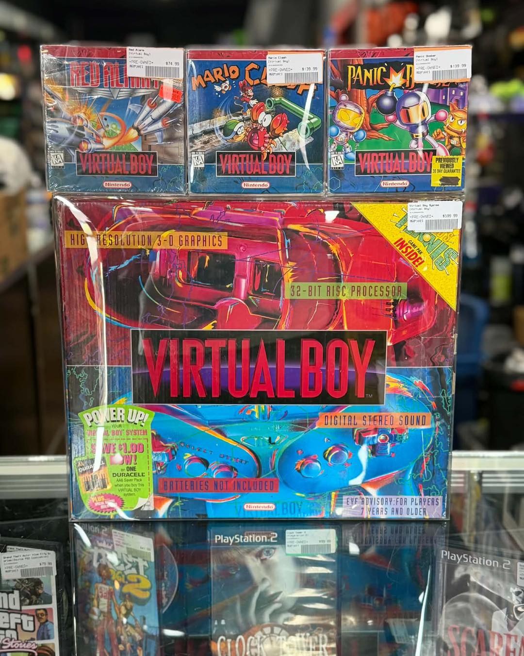 Virtual Boy console for sale at Retro Jake's