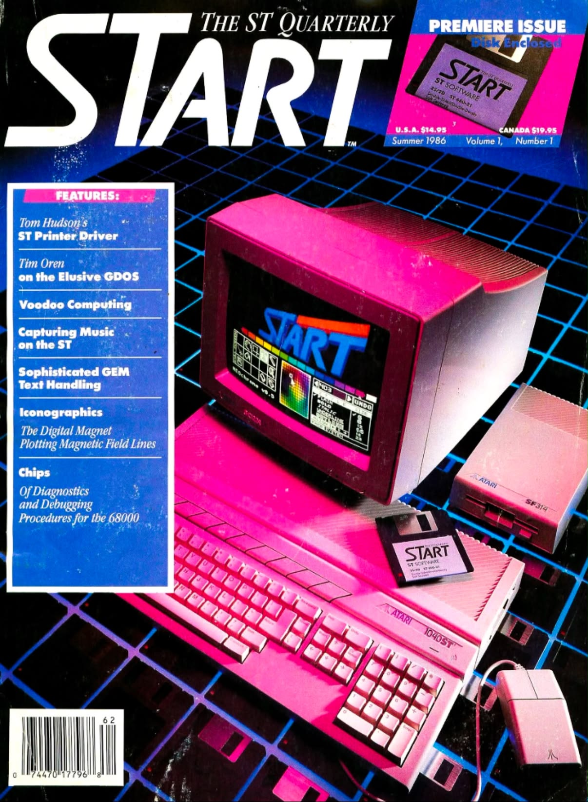 ❤ $14.95 for a magazine in 1986. That's what the very first issue of