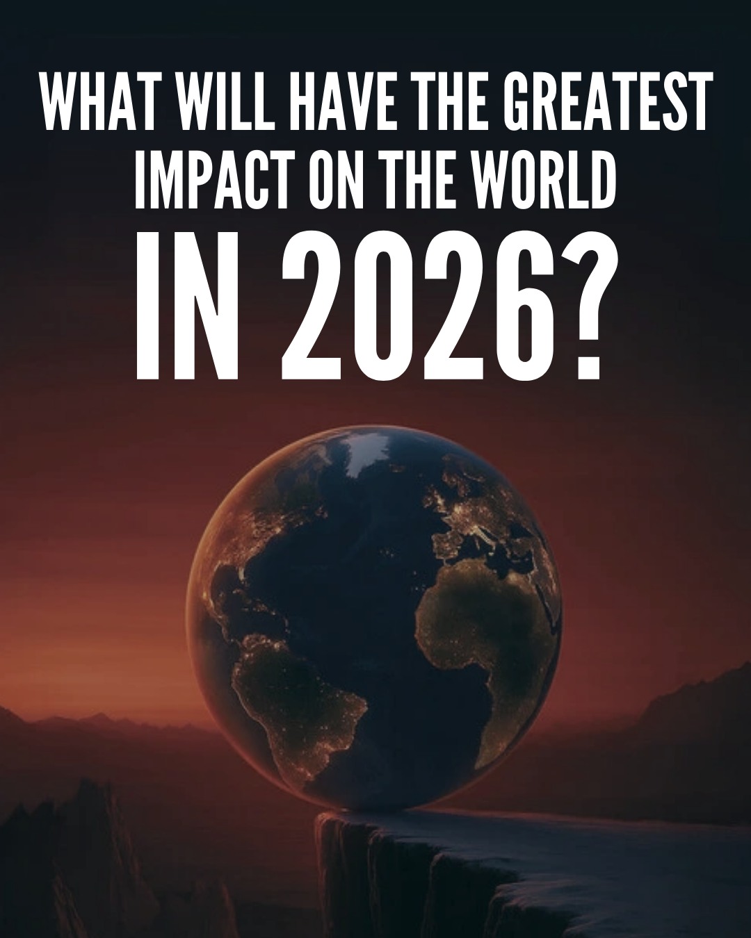 AT-RISK - The World Economic Forum (WEF) has just released its 2026 ...
