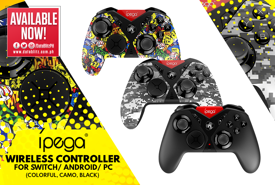 DataBlitz - STYLE YOUR PLAY! Ipega Wireless Controller...