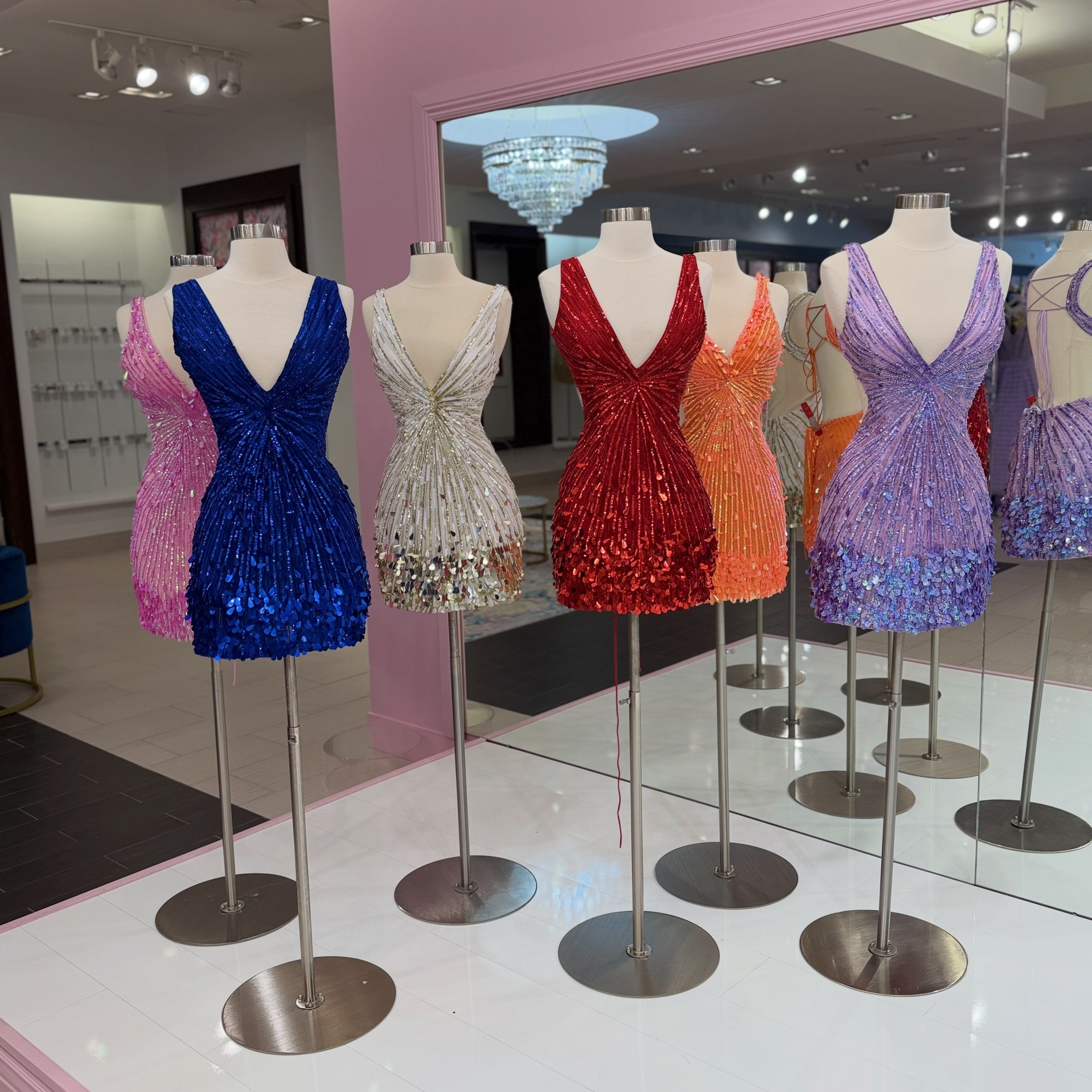 pure couture homecoming dresses Which dress color are you choosing at The Greene short prom dresses 2026