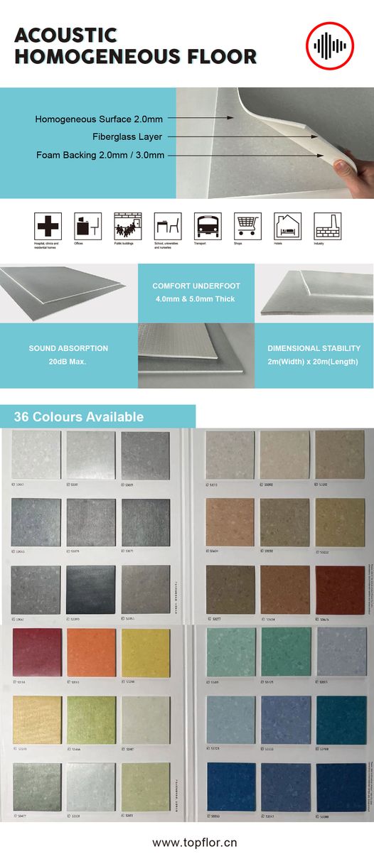 2TEC2's acoustic comfort backing SonoFelt™ reduces impact sound by