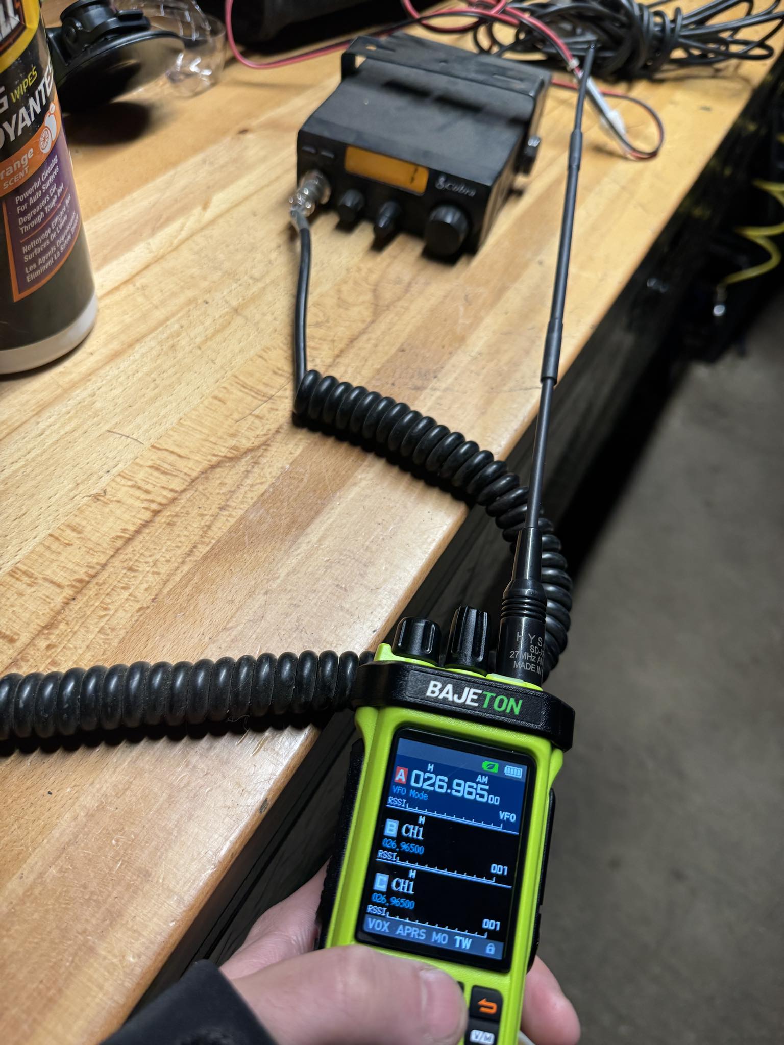 CB radio not working on BJ-9000?