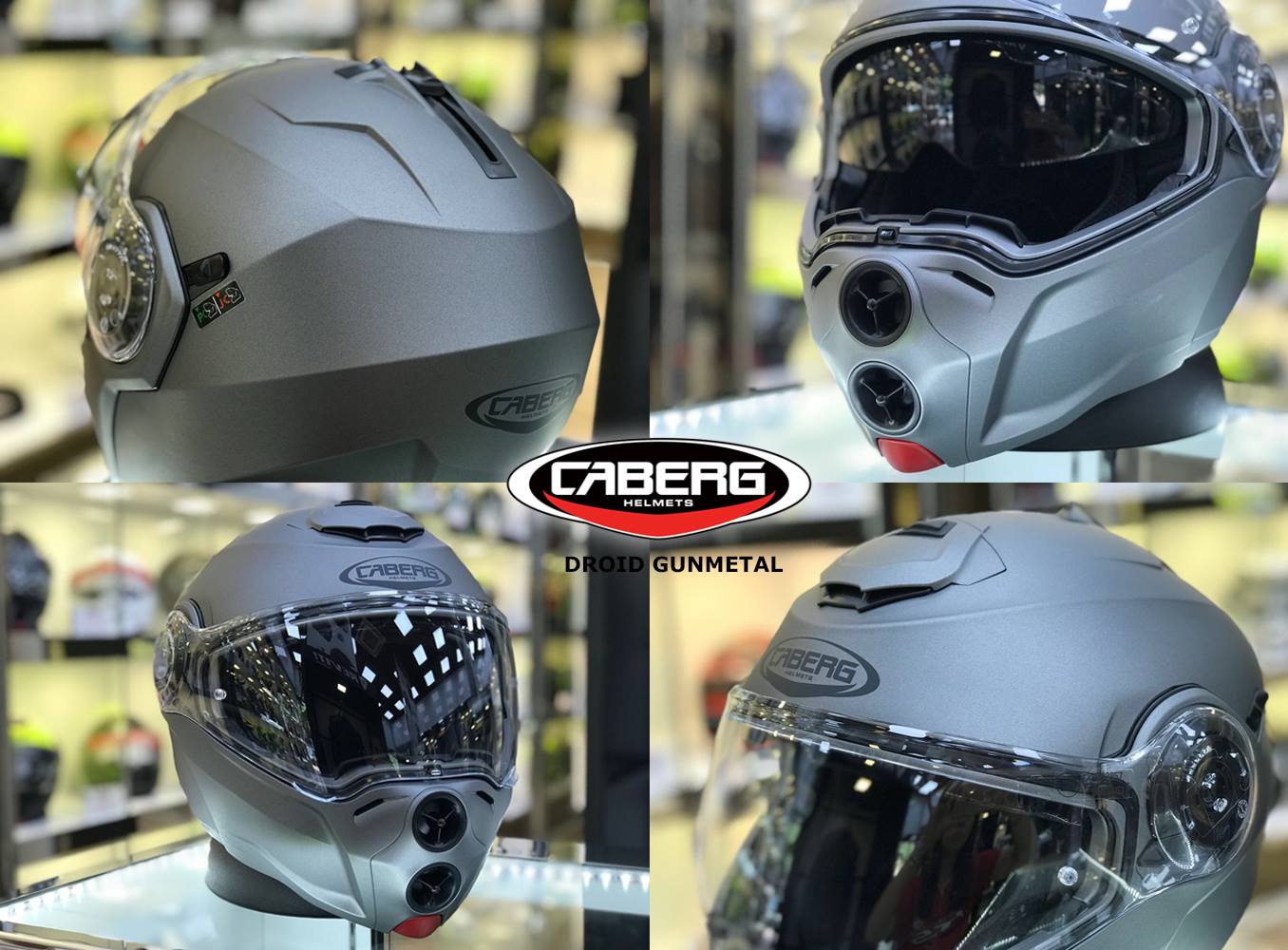 YEAR END SALE: Caberg Droid Helmet, 100% Made In Italy (PSB