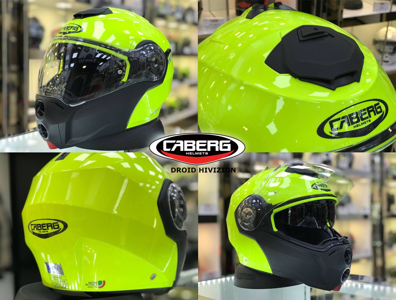 YEAR END SALE: Caberg Droid Helmet, 100% Made In Italy (PSB