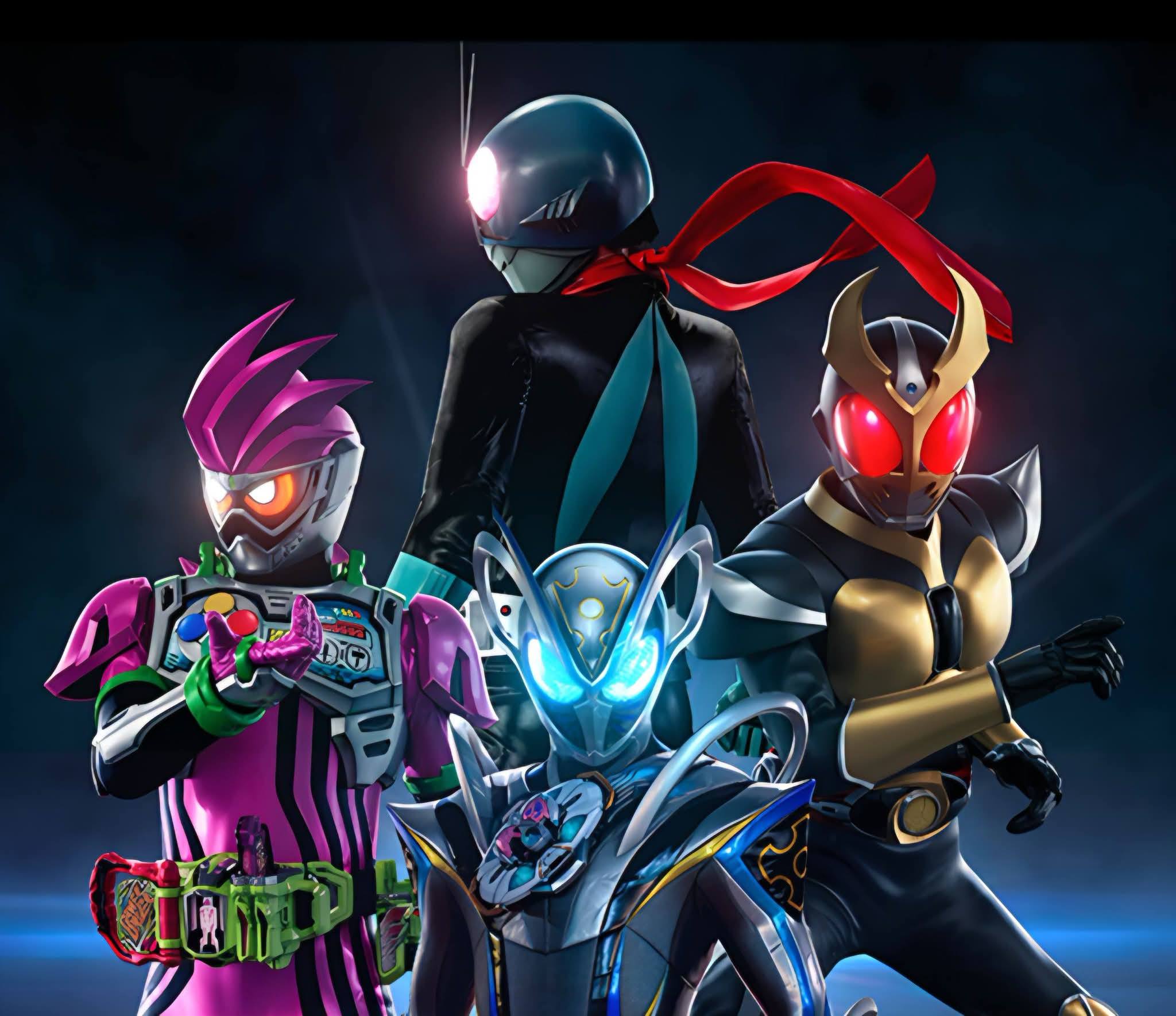 New Kamen Rider My-Th Ganba Legends cards for 55th anniversary
