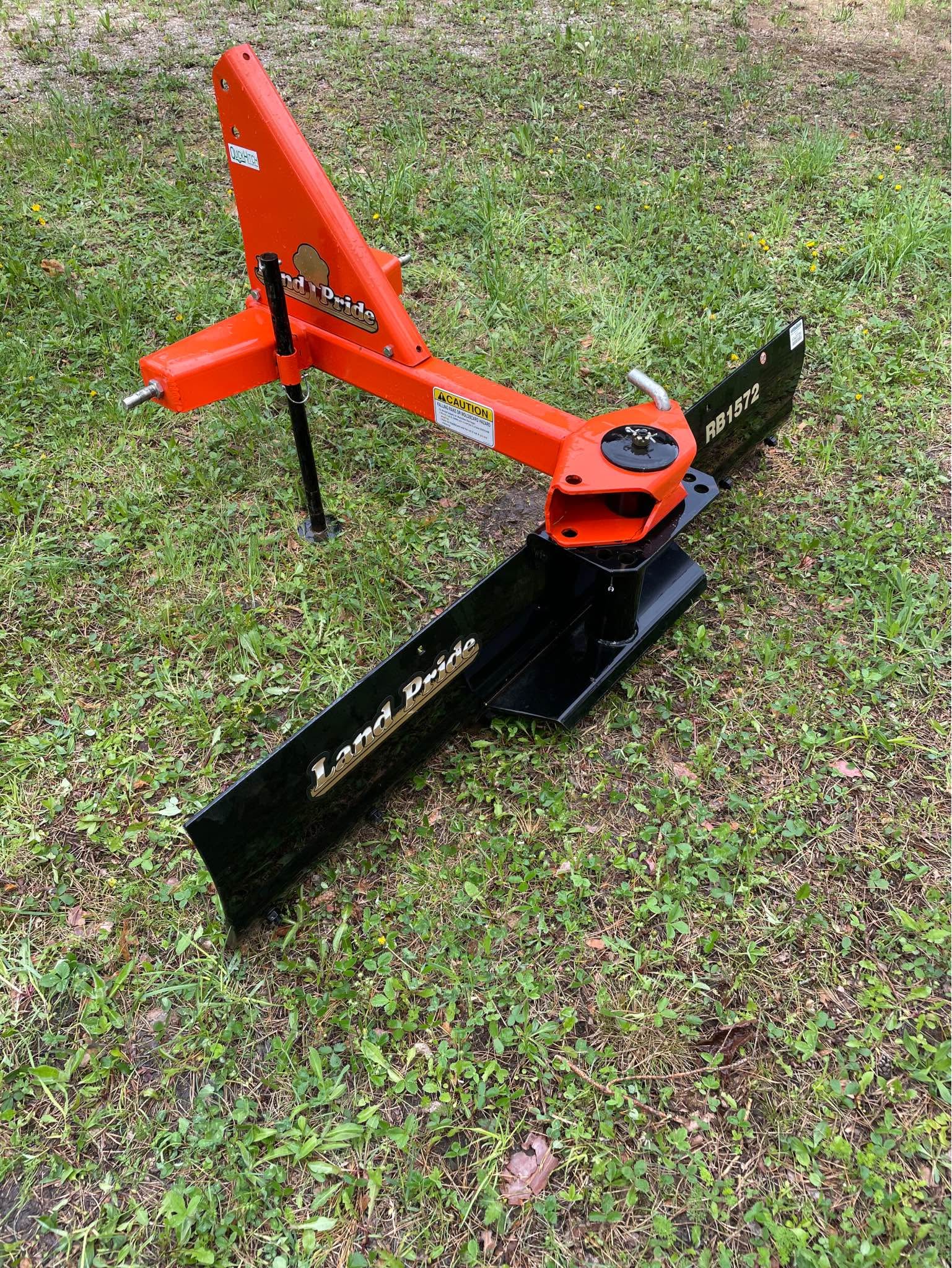 Land Pride 72” Rear Blade - Garden Tools & Equipment - Harbor Springs ...
