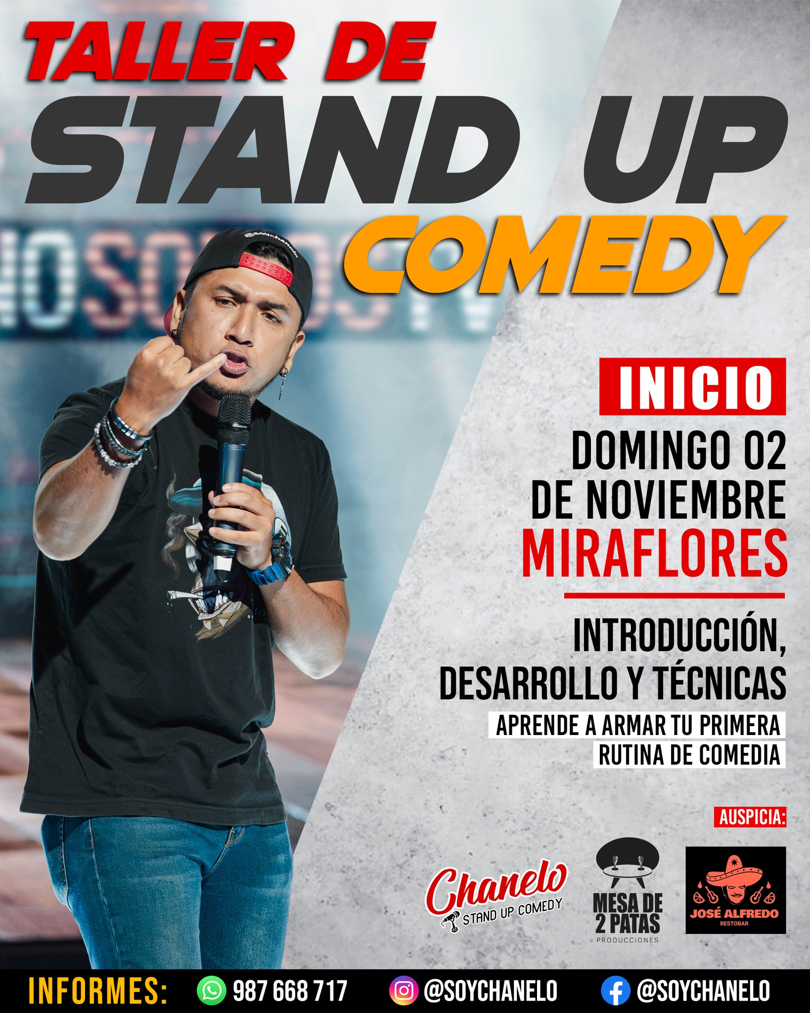 Chanelo - 🎤 ¡Aprende Stand Up Comedy! 🎤 Si siempre has... | Facebook