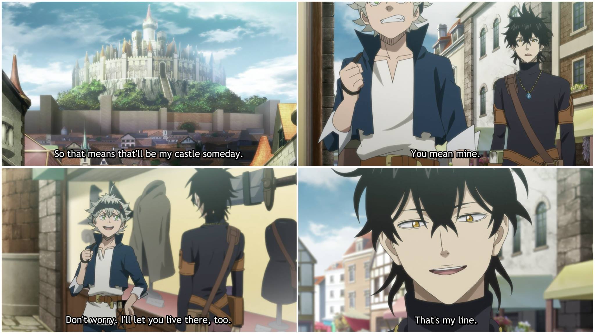 Just Kiss Already There S A Reason Asta X Yuno Is The First Result When You Google Their Names Facebook