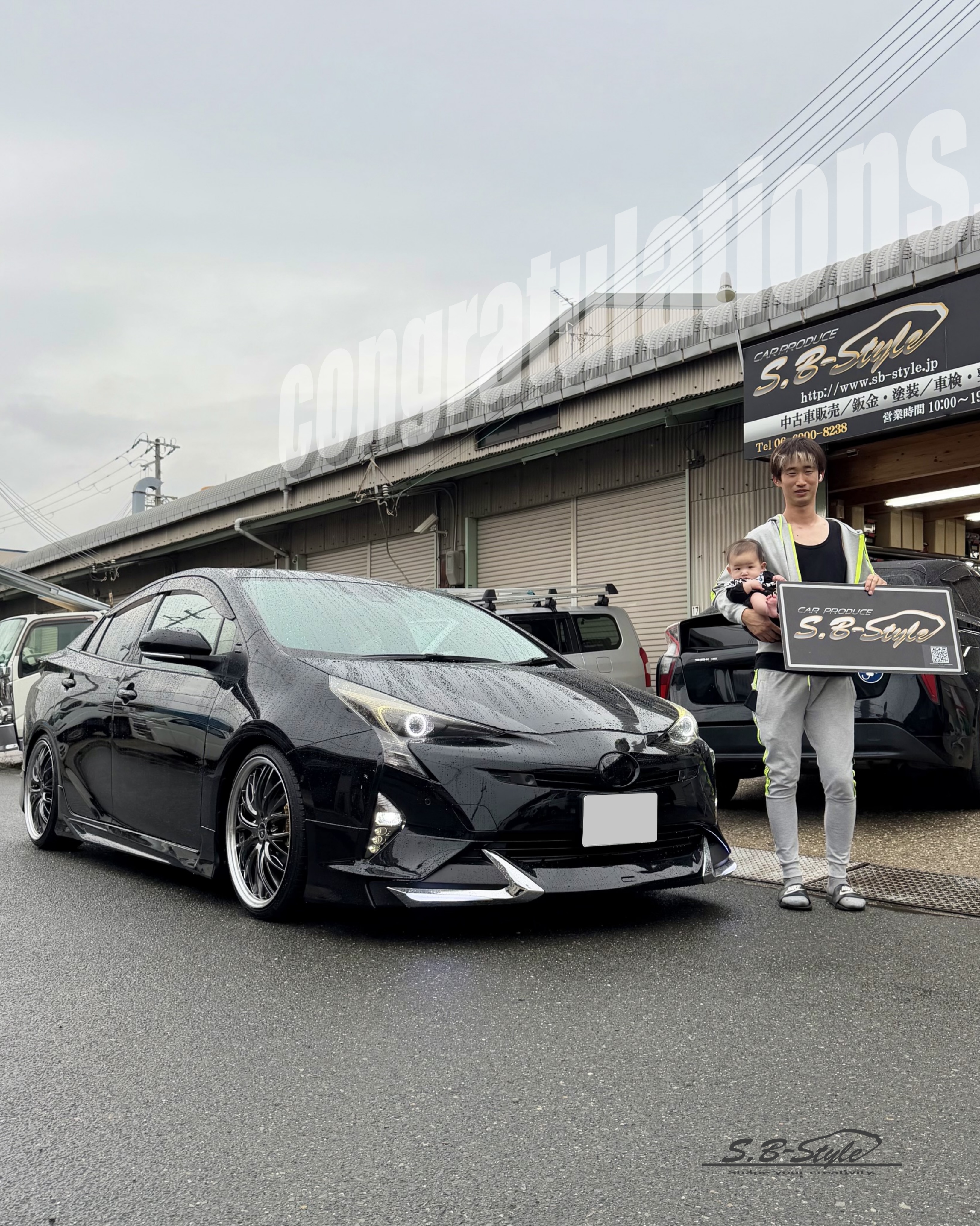 トヨタ プリウス 30系 ダウンサス SBスタイル　車高調 エスビースタイル - 当社は30プリウスよりオリジナルダウンサスの製造