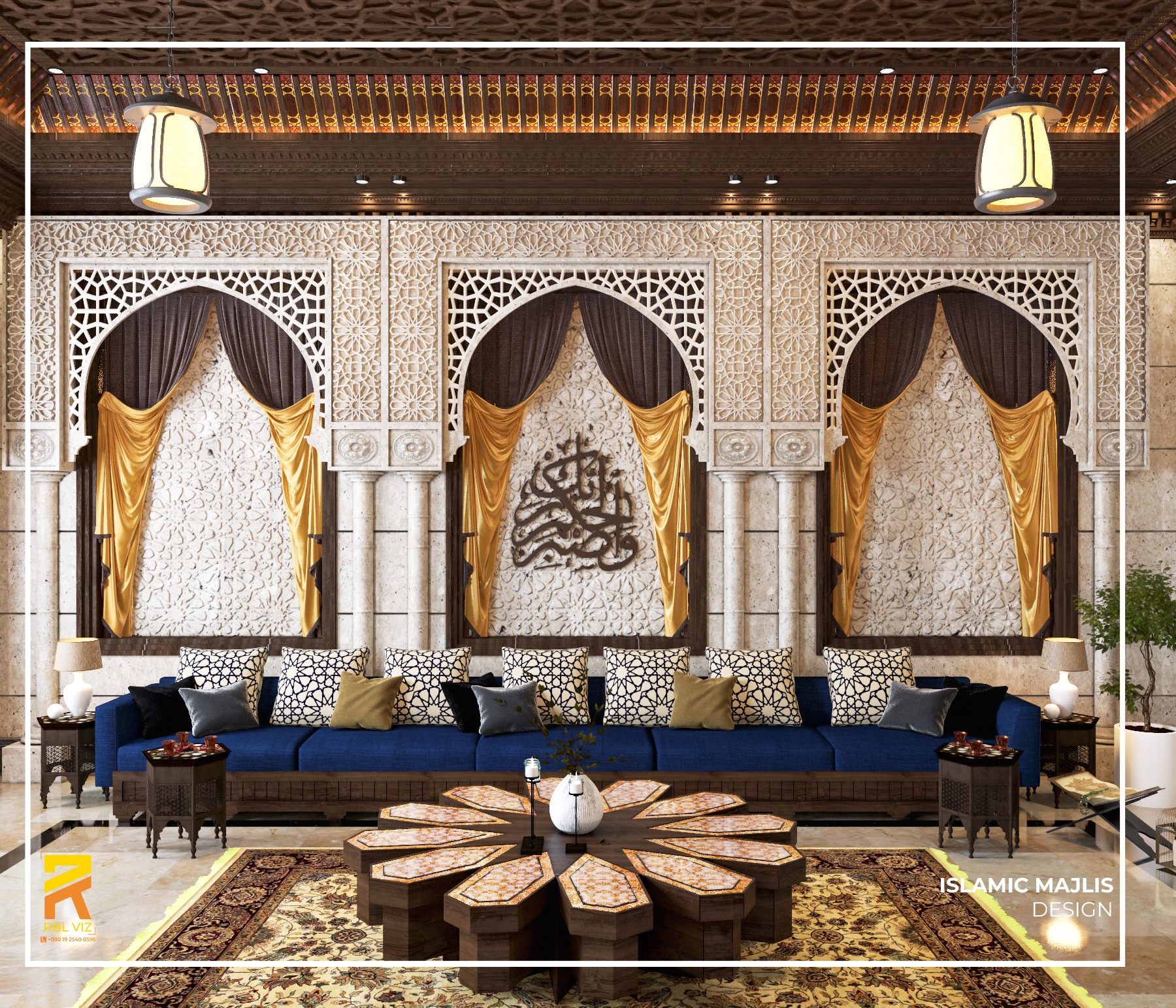 RBL Viz - Islamic Majlis Deisgn & Visualization Design...